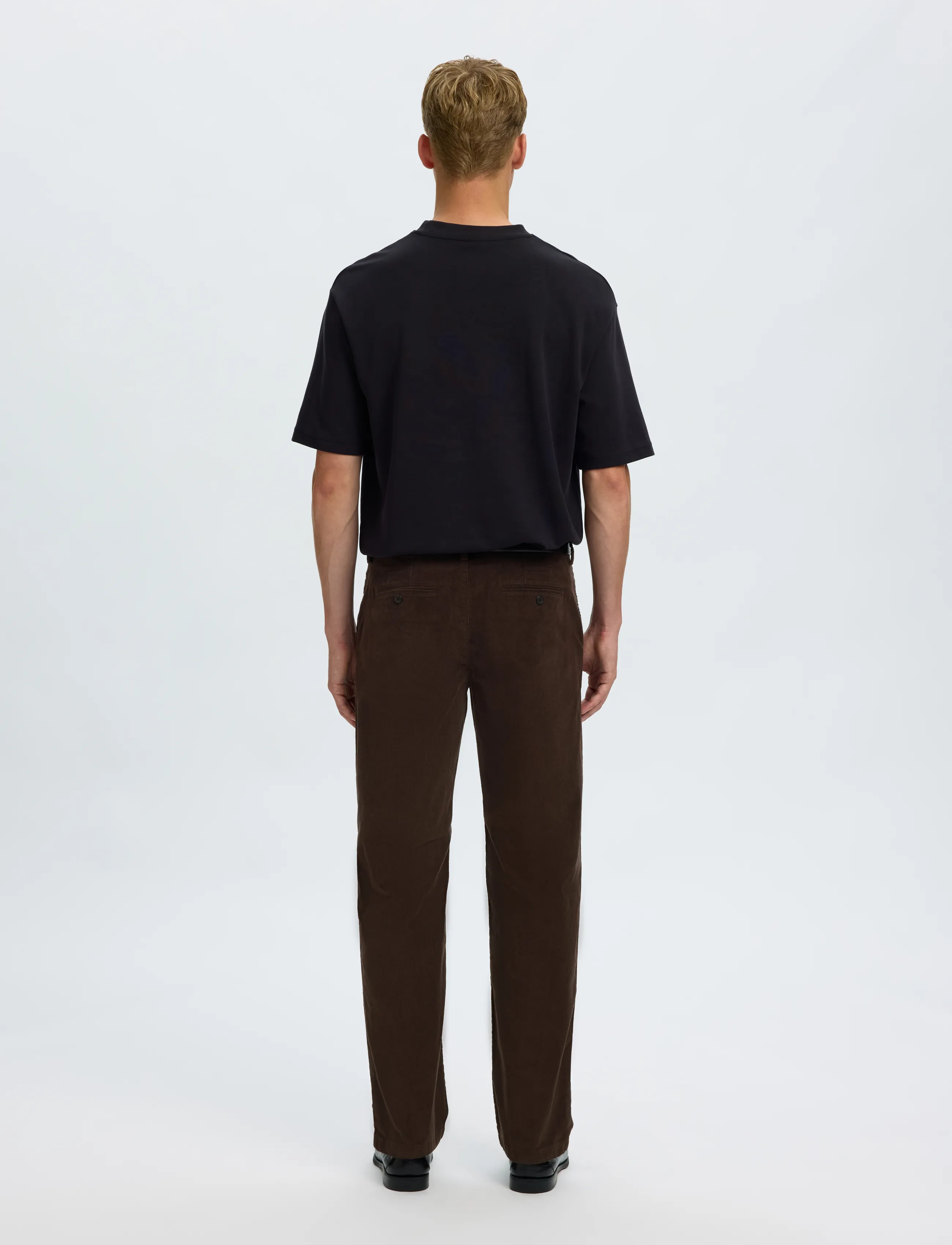 Selected - SLM196-STRAIGHT MILES CORD PANT NOOS - chinos - delicioso - 2