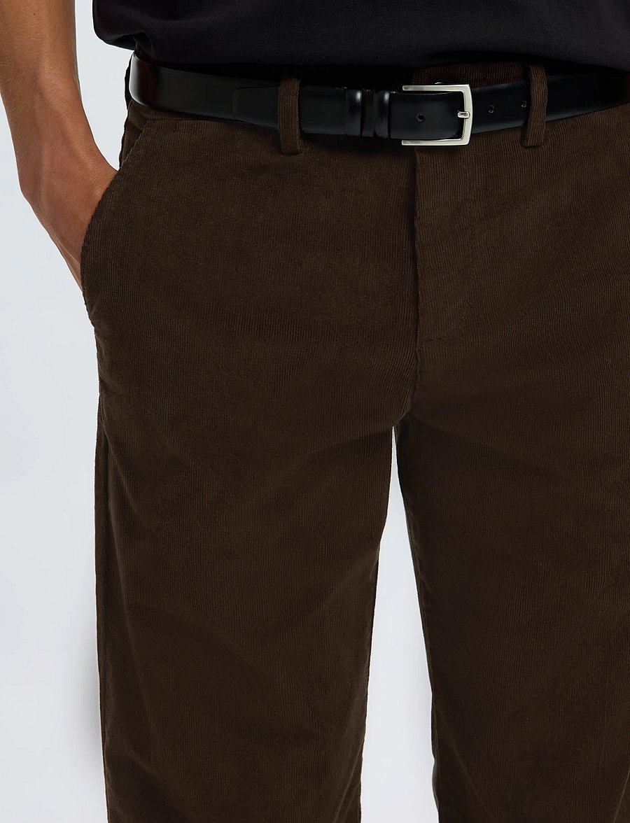 Selected - SLM196-STRAIGHT MILES CORD PANT NOOS - chinos - delicioso - 4