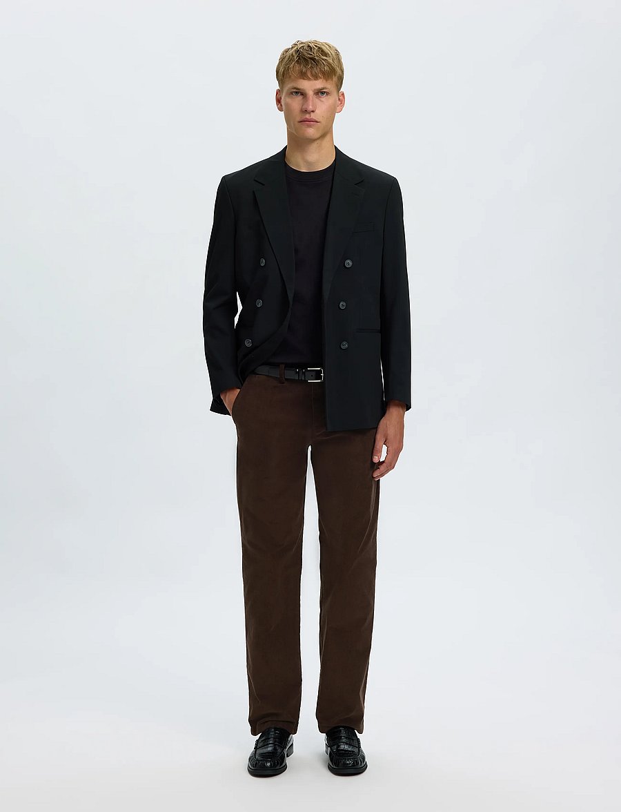 Selected - SLM196-STRAIGHT MILES CORD PANT NOOS - chinos - delicioso - 5