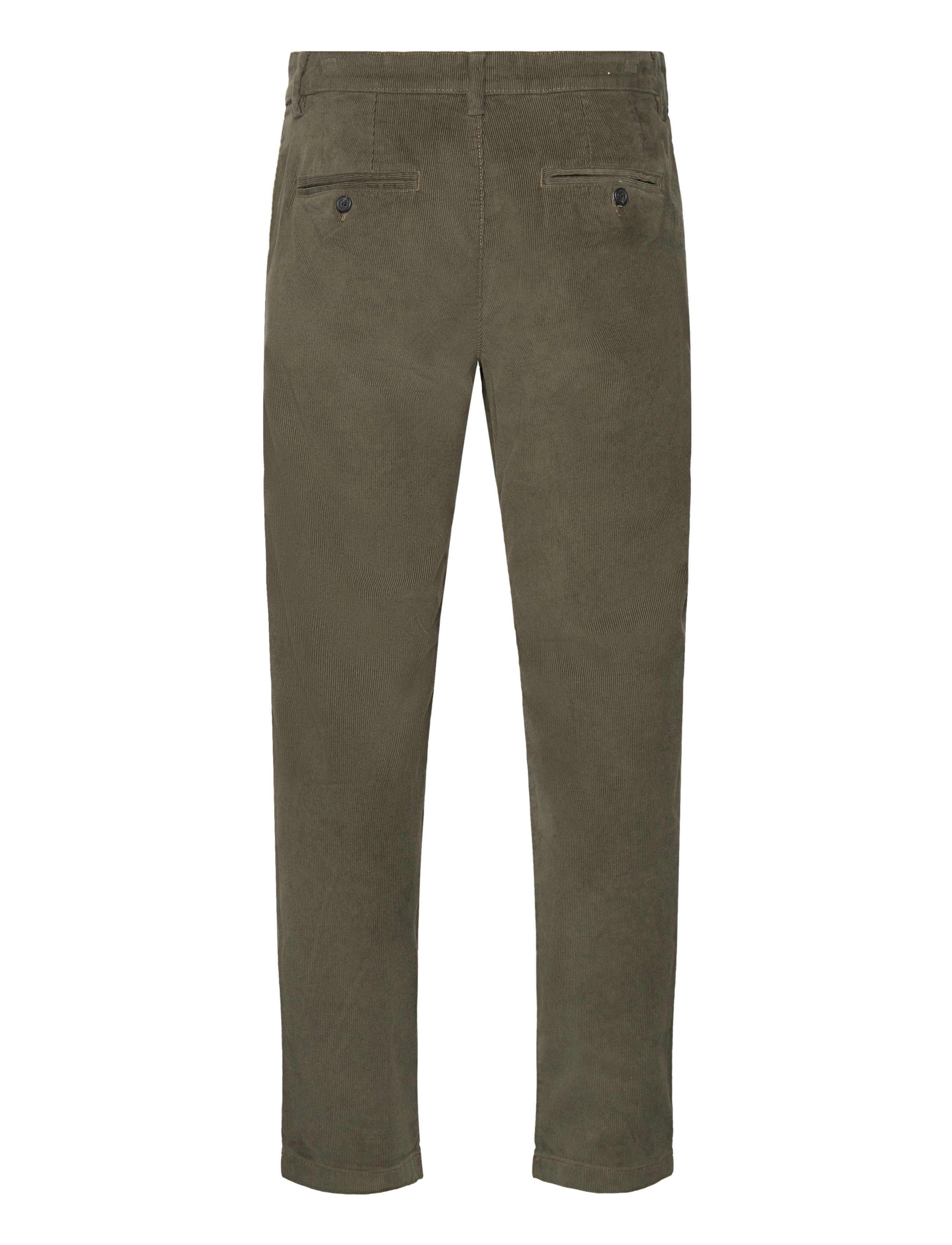 Selected - SLM196-STRAIGHT MILES CORD PANT NOOS - chinos - forest night - 2