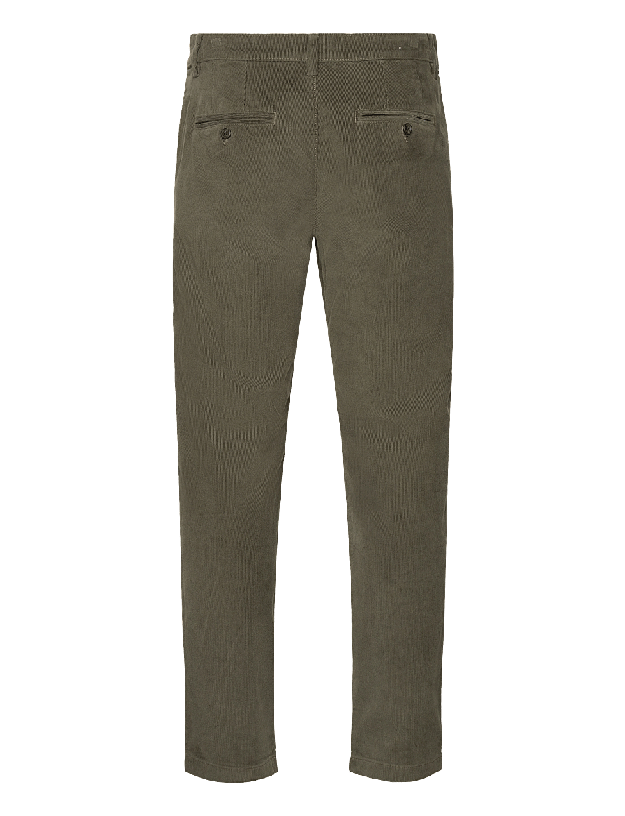 Selected - SLM196-STRAIGHT MILES CORD PANT NOOS - chinos - forest night - 2