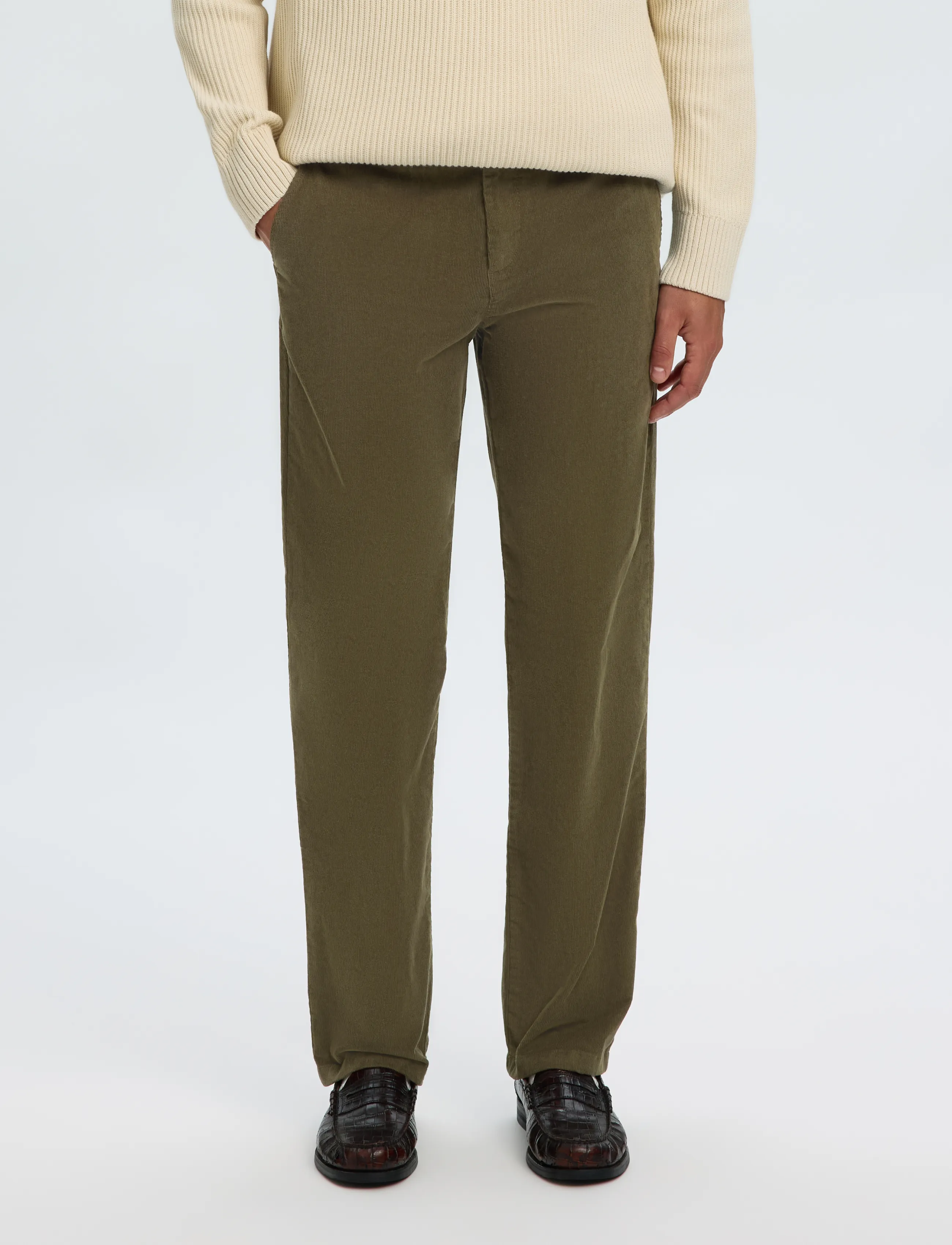 Slm196-Straight Miles Cord Pant Noos