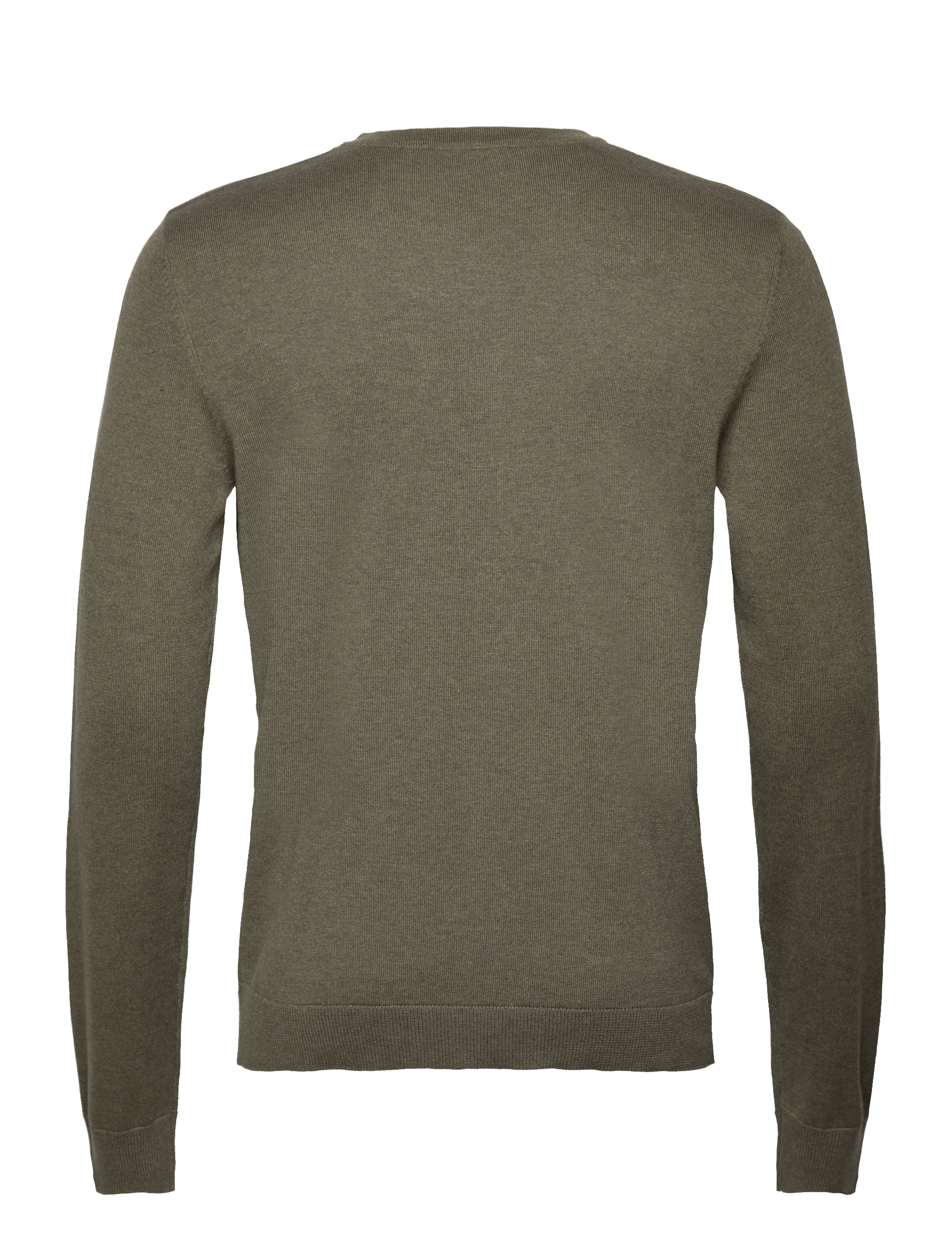 Selected - SLHBERG LS KNIT V-NECK NOOS - megzti laisvalaikio drabužiai - ivy green - 1