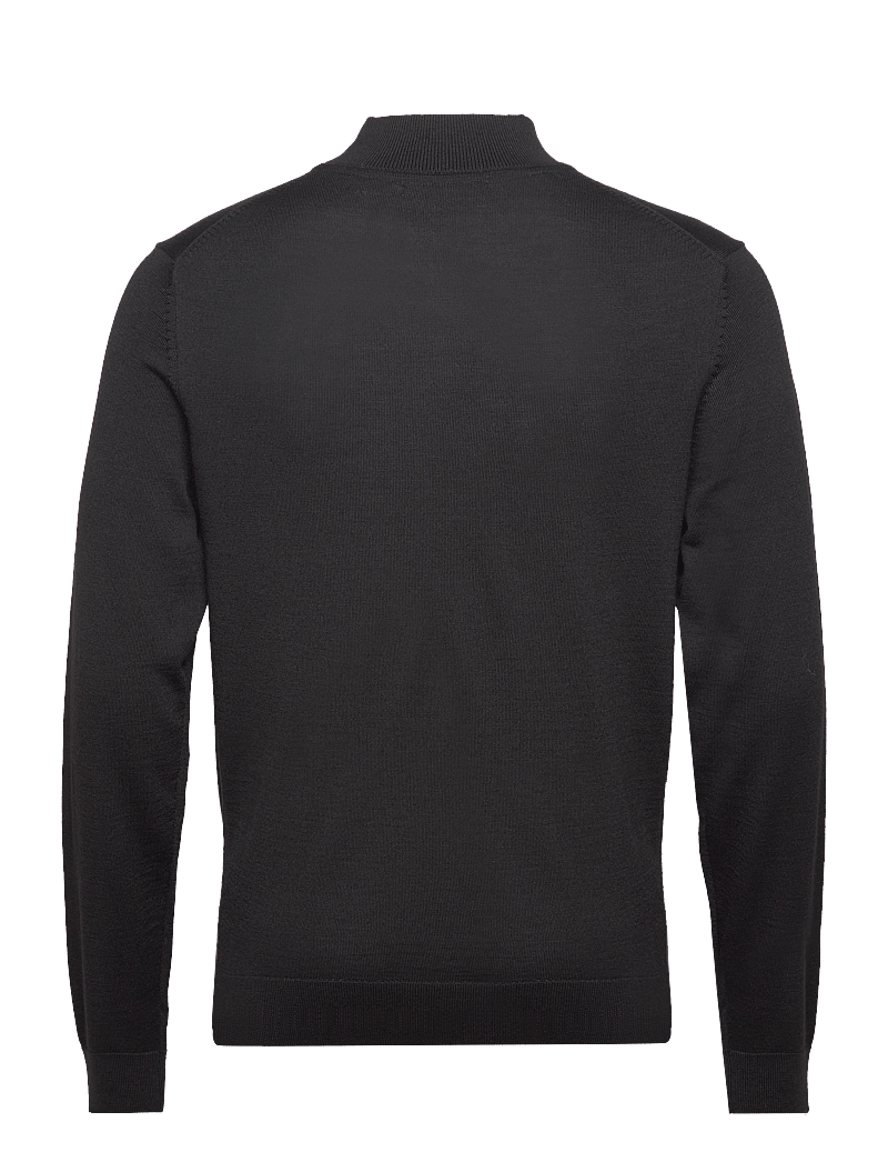 Selected - SLHTOWN MERINO COOLMAX KNIT MOCK B NOOS - rollkragen - black - 2