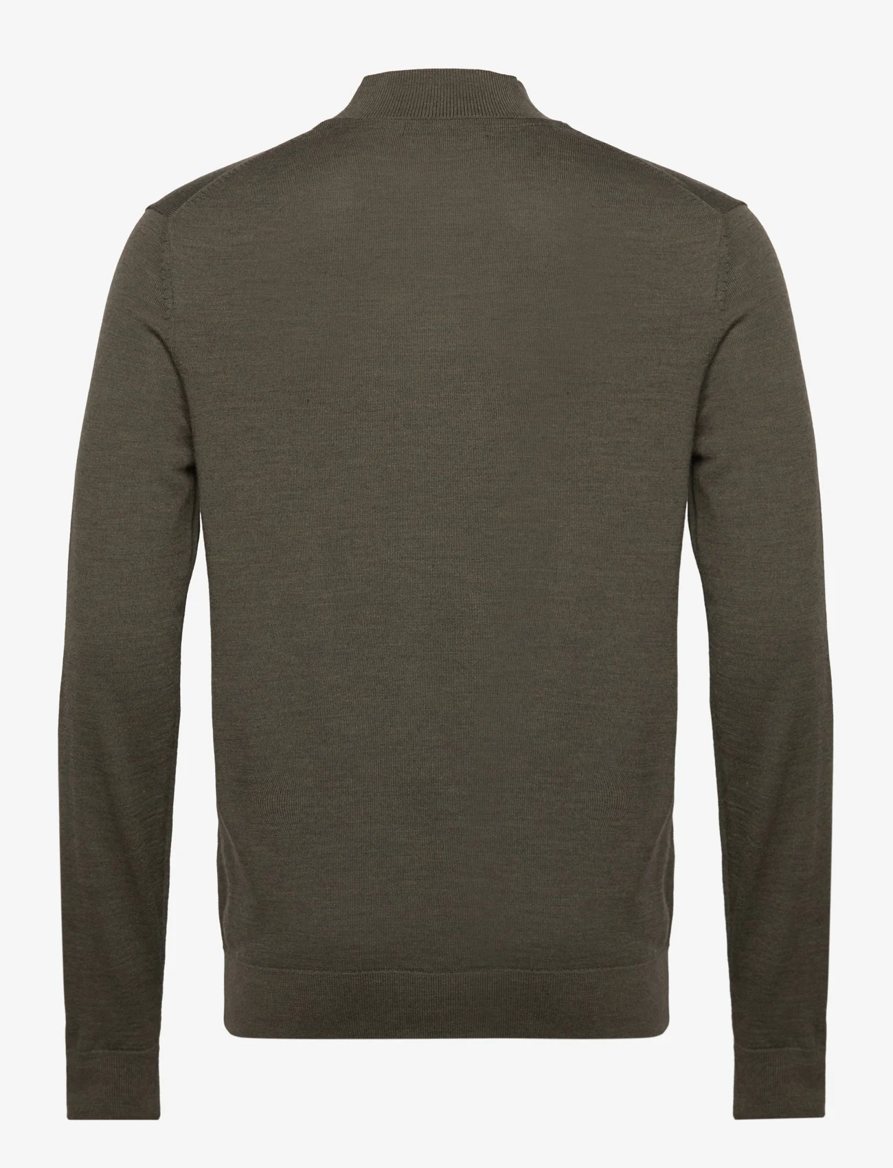 Selected Homme - SLHTOWN MERINO COOLMAX KNIT MOCK B NOOS - džemperi ar augstu apkakli - forest night - 1