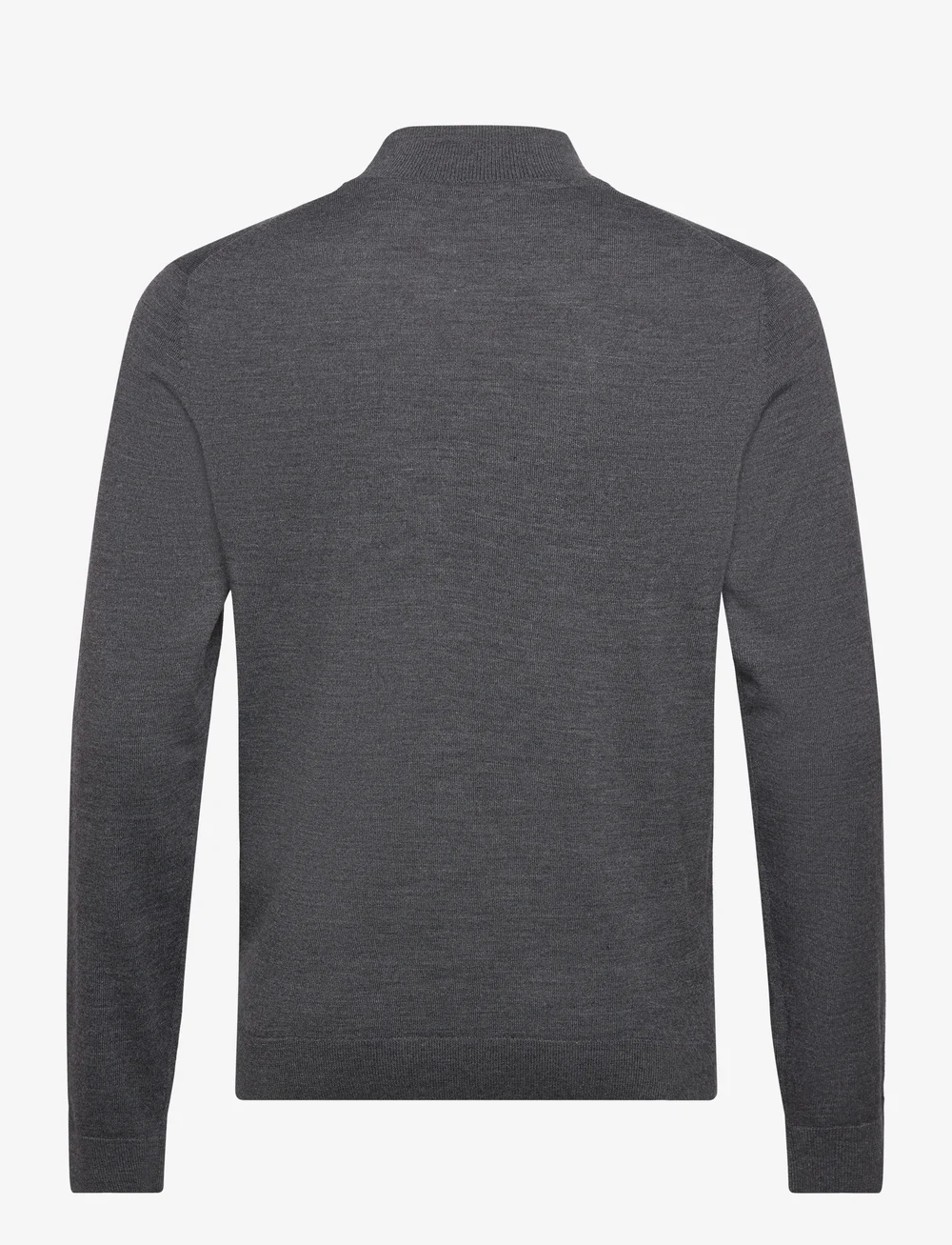Selected - SLHTOWN MERINO COOLMAX KNIT MOCK B NOOS - kõrge kaelusega džemprid - medium grey melange - 2