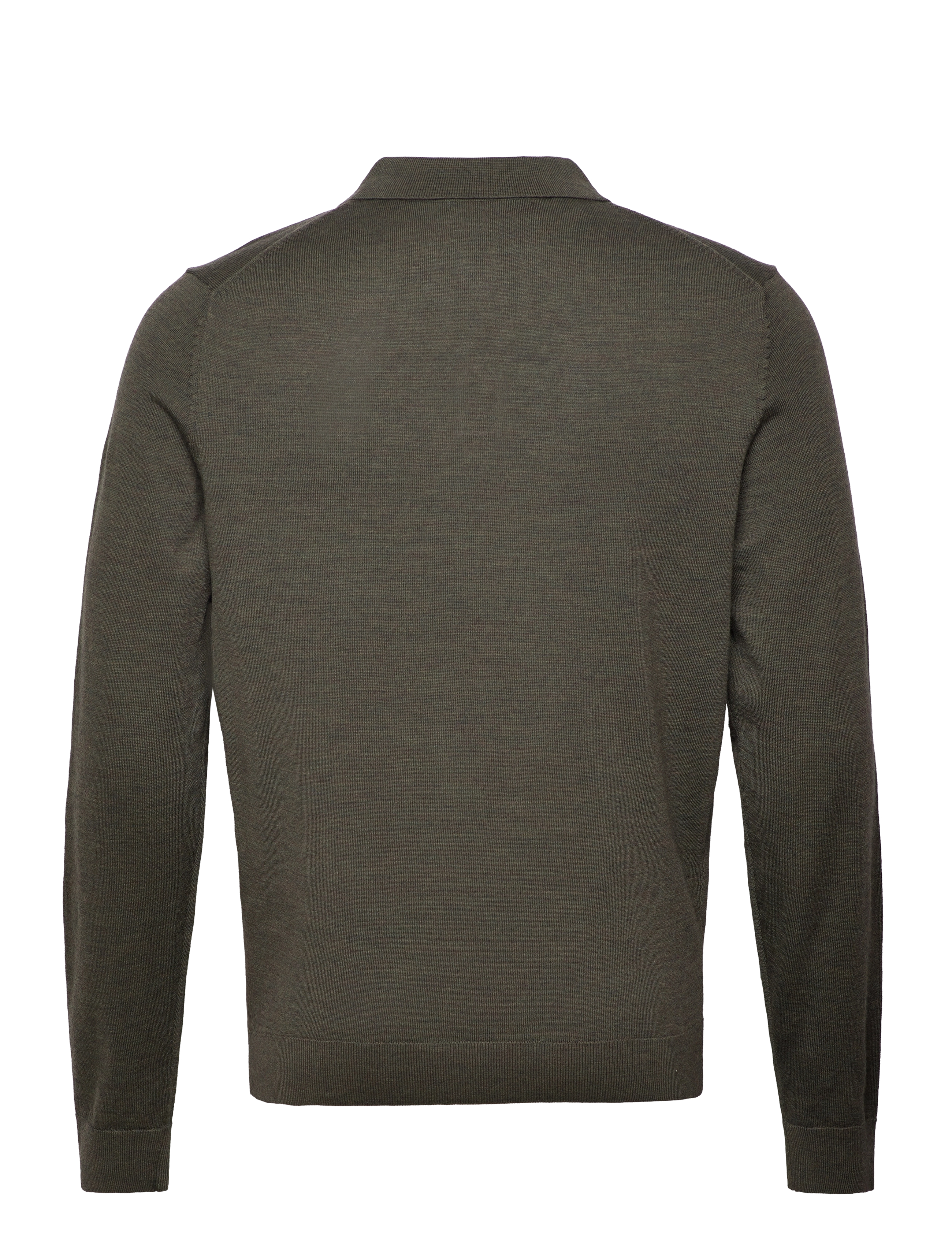 Selected Homme - SLHTOWN MERINO COOLMAX KNIT POLO NOOS - forest night - 1