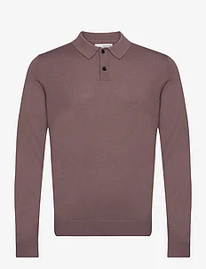SLHTOWN MERINO COOLMAX KNIT POLO NOOS, Selected Homme