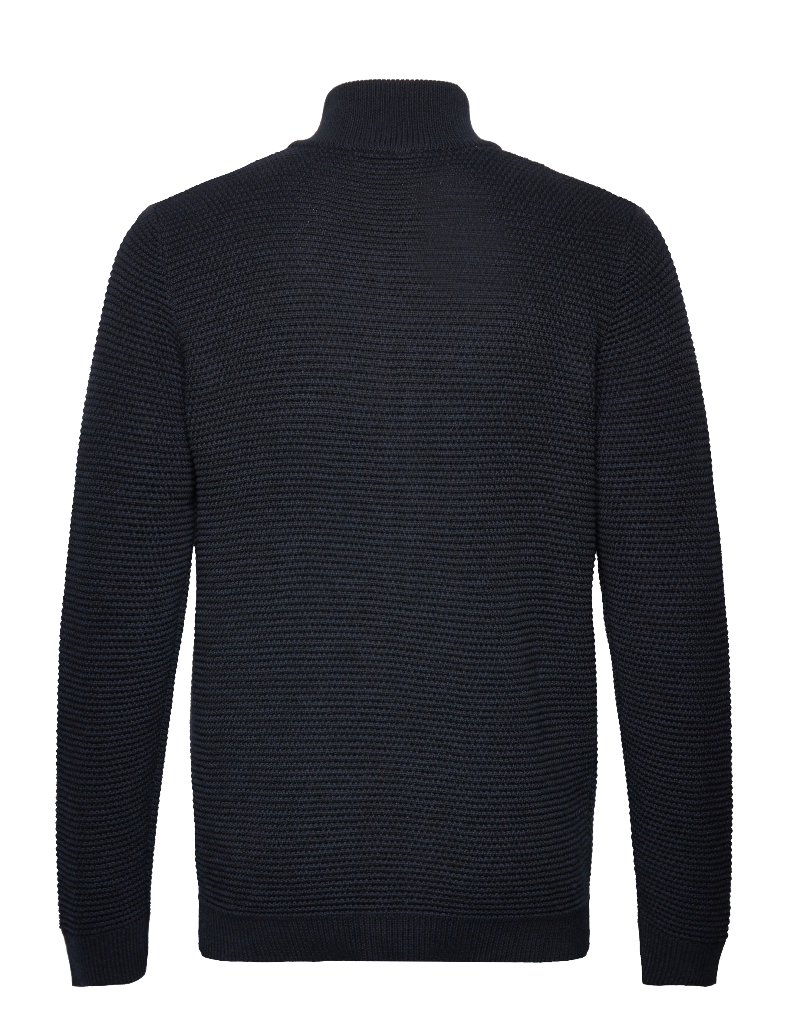 Selected Homme - SLHVINCE LS KNIT BUBBLE FULL ZIP NOOS - salute - 1