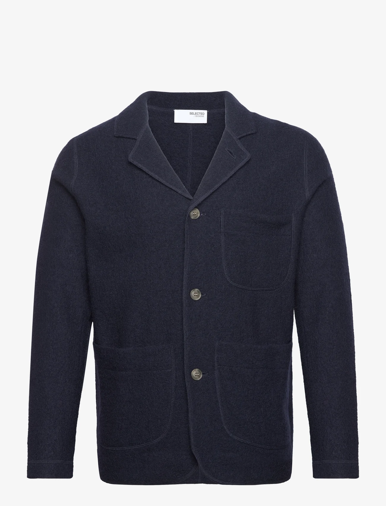 Selected Homme - SLHNEALY KNIT BLAZER W NOOS - sky captain - 0