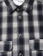 Selected Homme - SLHLOOSEMASON-FLANNEL OVERSHIRT NOOS - checkered shirts - dark navy - 2