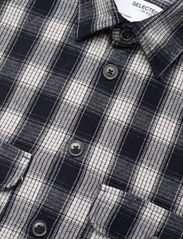 Selected Homme - SLHLOOSEMASON-FLANNEL OVERSHIRT NOOS - checkered shirts - dark navy - 3