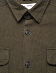Selected Homme - SLHMASON-TWILL OVERSHIRT LS NOOS - herren - forest night - 2