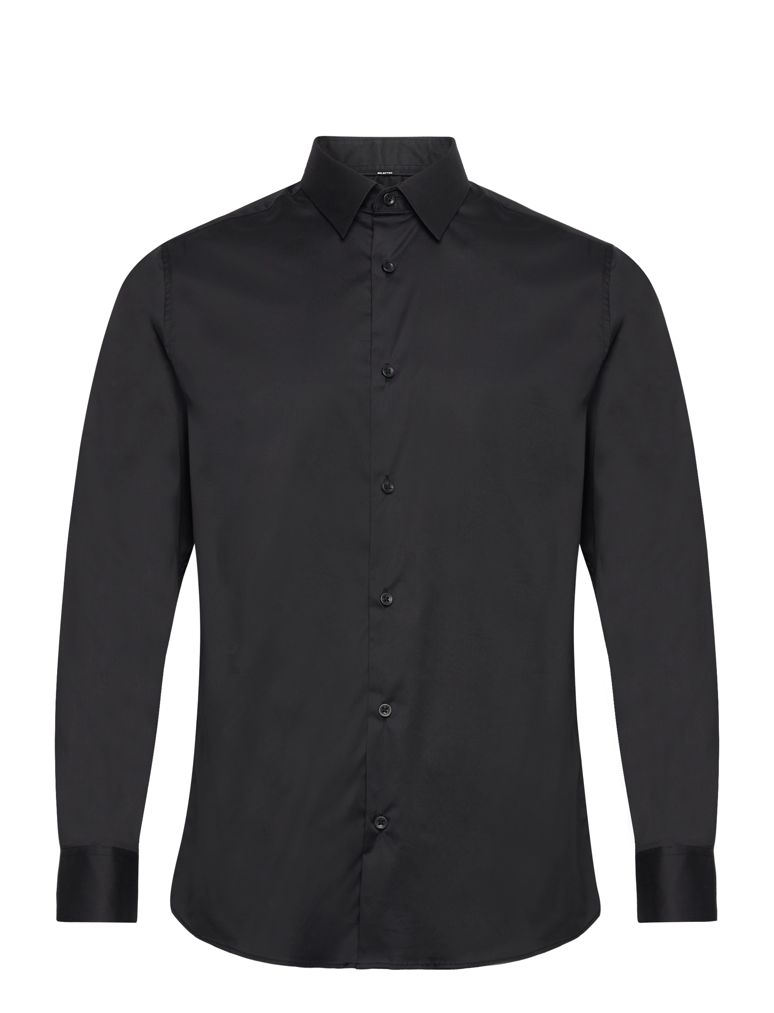 Selected - SLHSLIMTRAVEL SHIRT B NOOS - casual hemden - black - 1