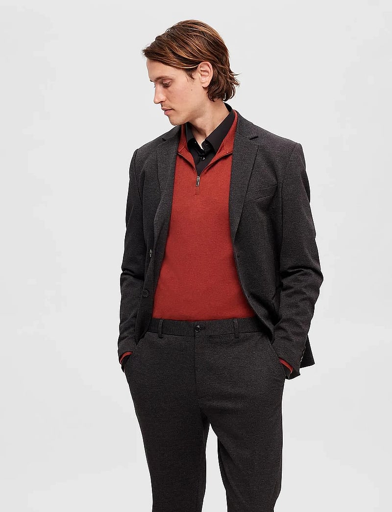 Selected - SLHSLIMTRAVEL SHIRT B NOOS - casual hemden - black - 5