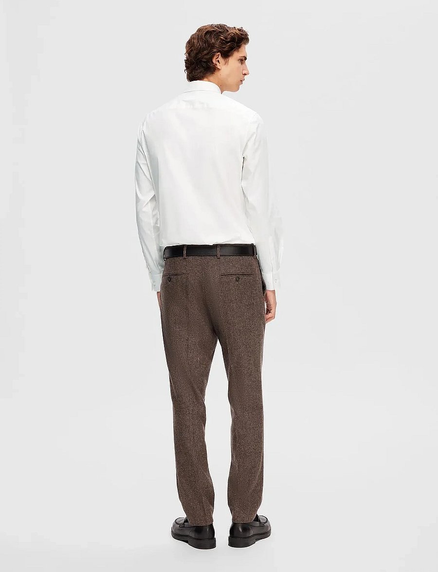 Selected - SLHSLIMTRAVEL SHIRT B NOOS - casual skjorter - bright white - 3