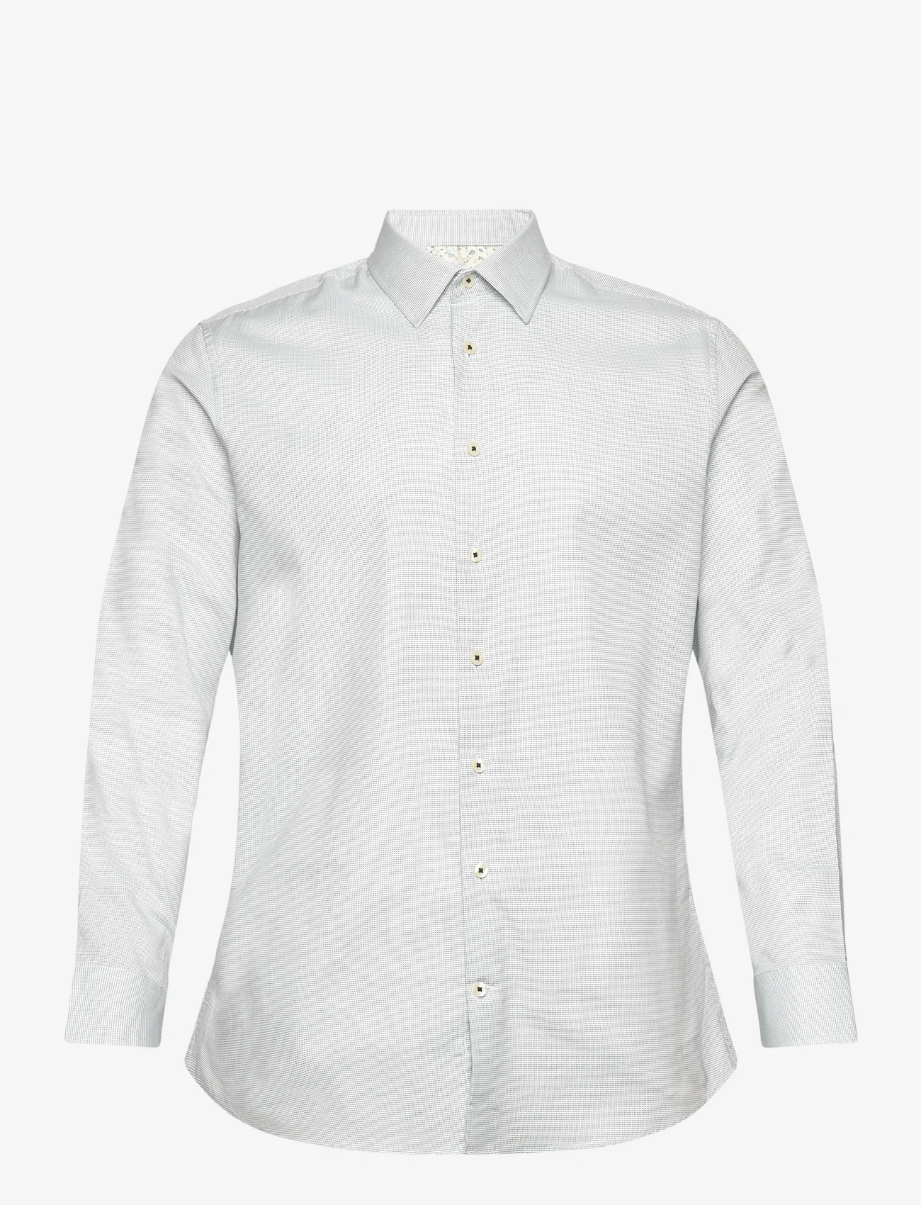 Selected Homme - SLHSLIMDETAIL SHIRT LS CLASSIC NOOS - laveste priser - bright white - 0