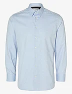 SLHSLIMDETAIL SHIRT LS CLASSIC NOOS - CASHMERE BLUE