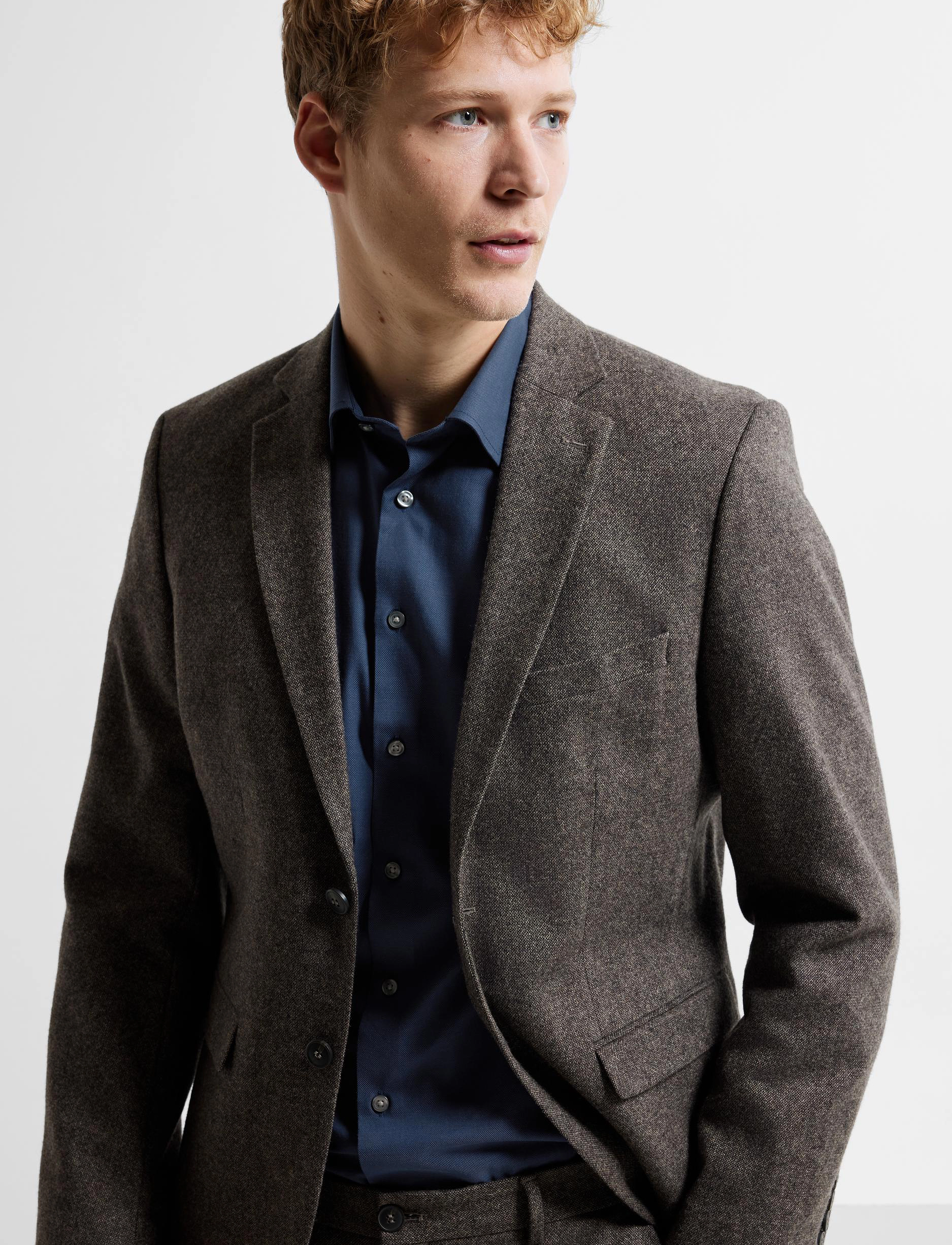 Selected - SLHSLIMDETAIL SHIRT LS CLASSIC NOOS - navy blazer - 4