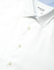 Selected Homme - SLHSLIMDETAIL SHIRT LS CLASSIC NOOS - laveste priser - white - 4