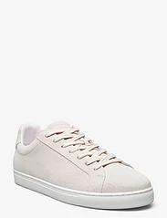 Selected Homme - SLHEVAN NEW SUEDE SNEAKER - låga sneakers - white - 0
