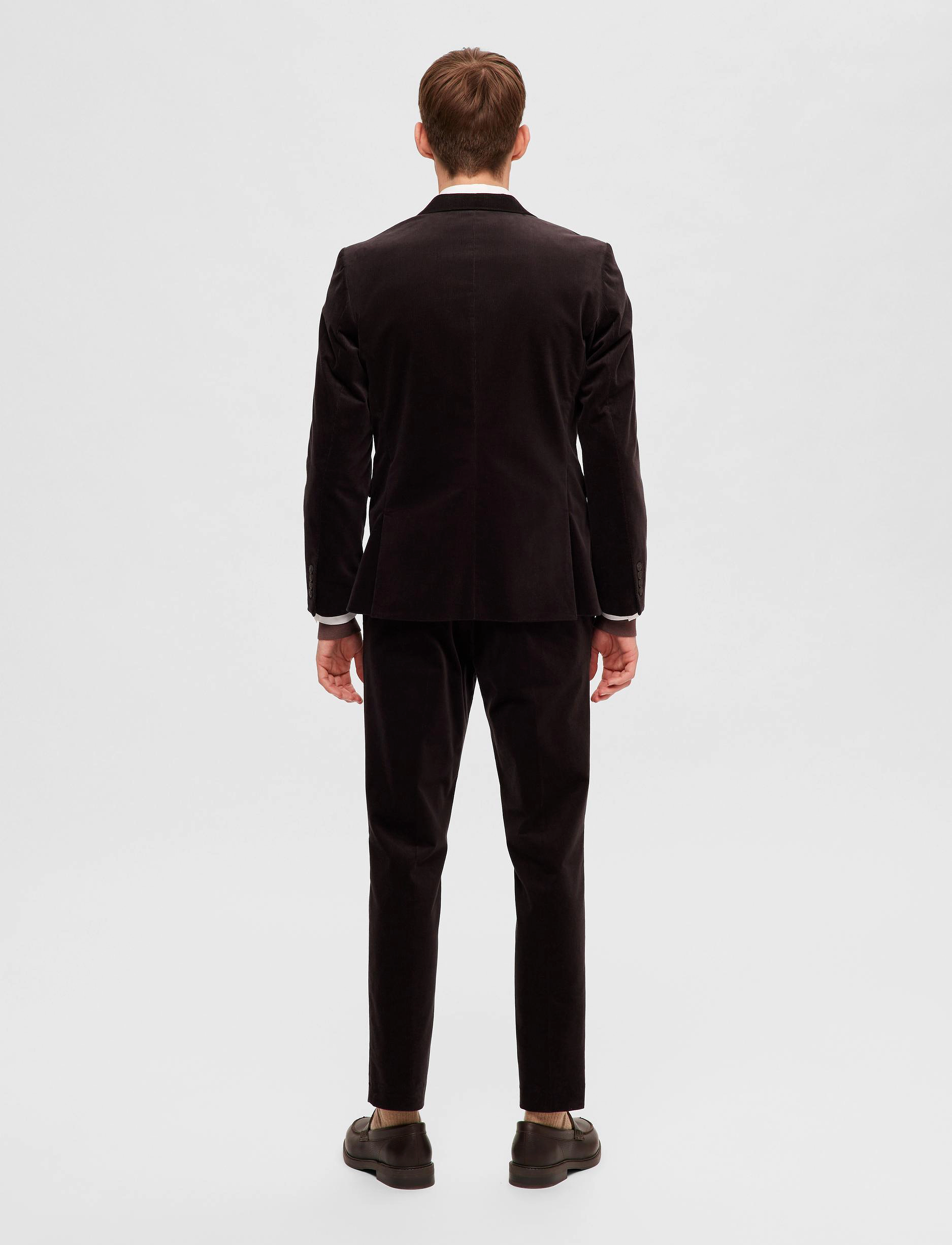 Selected Homme - SLHSLIM-BOE CORDUROY BLZ B NOOS - dark earth - 3