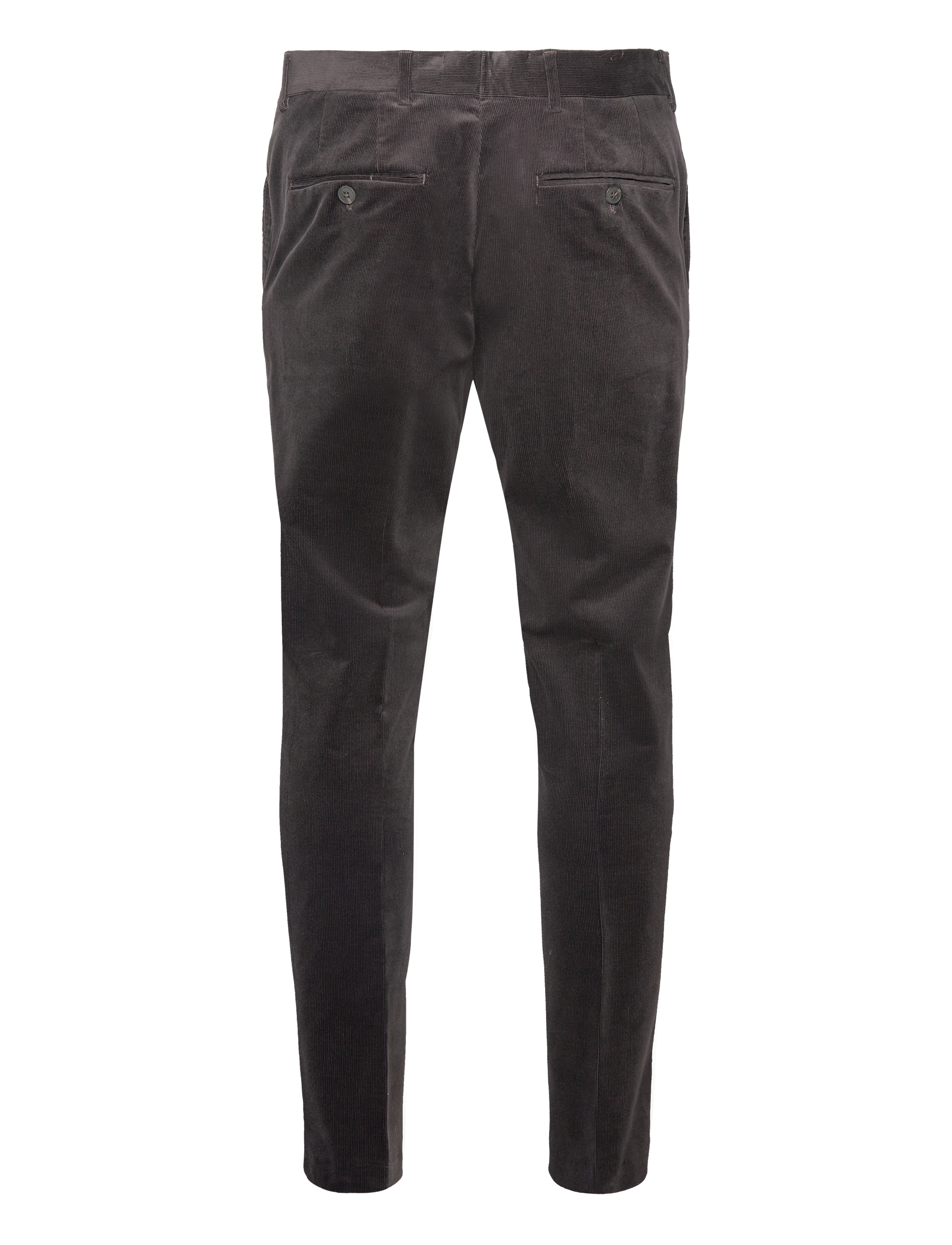 Selected - SLHSLIM-BOE CORDUROY TRS B NOOS - dark earth - 1