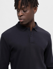Selected Homme - SLHSLIM-TOULOUSE LS POLO B NOOS - polostrik - black - 5