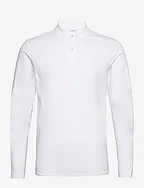 SLHSLIM-TOULOUSE LS POLO B NOOS - BRIGHT WHITE