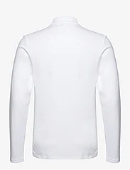 Selected Homme - SLHSLIM-TOULOUSE LS POLO B NOOS - adīti polo krekli ar garām piedurknēm - bright white - 1