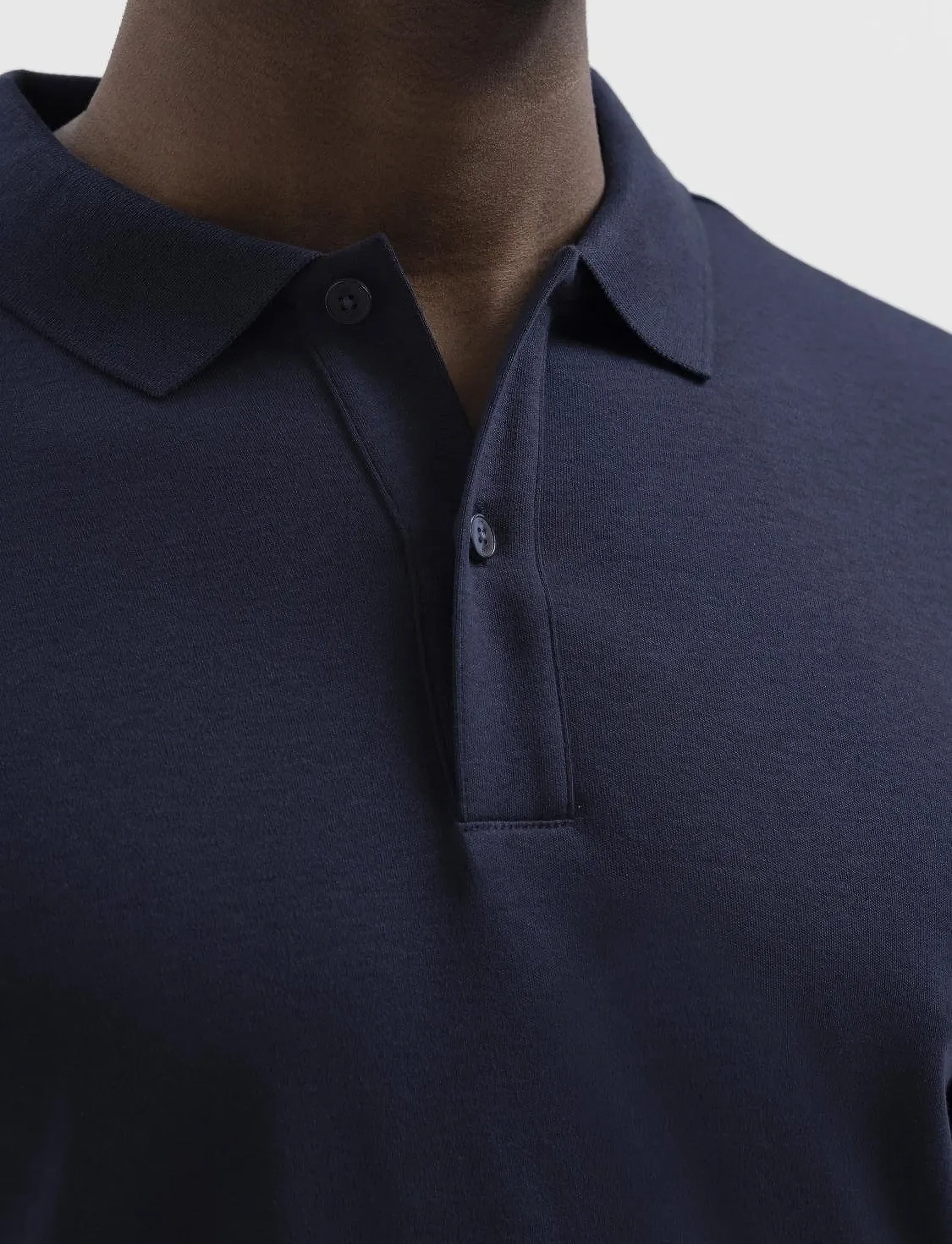 Selected - SLHSLIM-TOULOUSE LS POLO NOOS - sky captain - 5