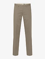 SLHSTRAIGHT-WILLIAM TWIL 196 PANT W NOOS - GREIGE