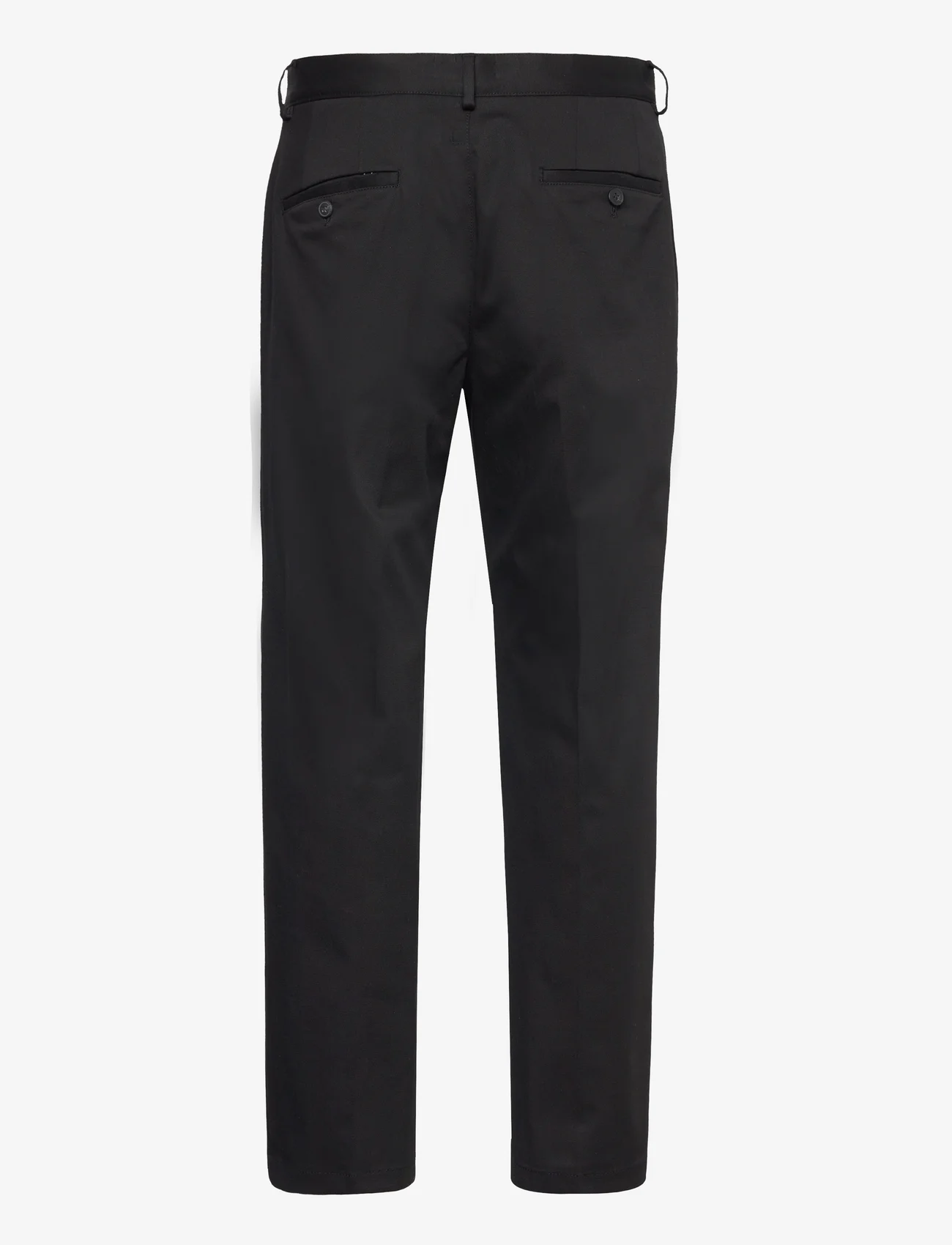Selected Homme - SLHLOOSE-WILLIAM TWILL 220 PANT NOOS - chinos - black - 1