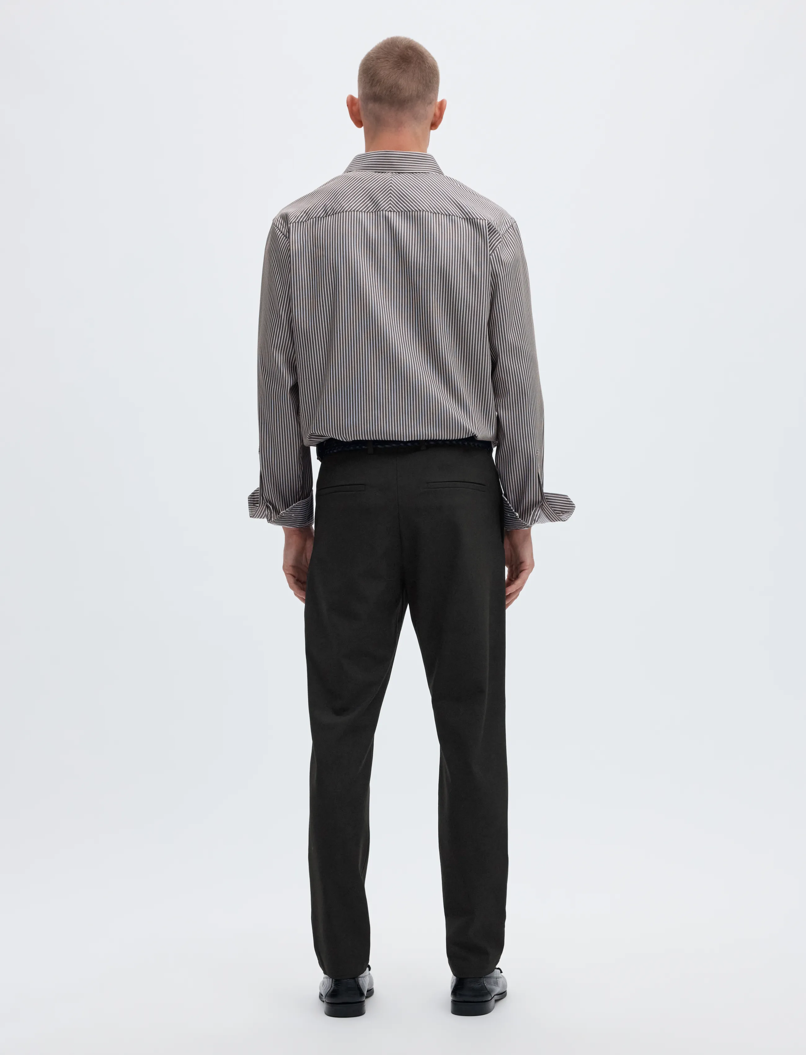 Selected - SLM175-SLIM ROBERT FLEX PANTS NOOS - kostymbyxor - black - 3