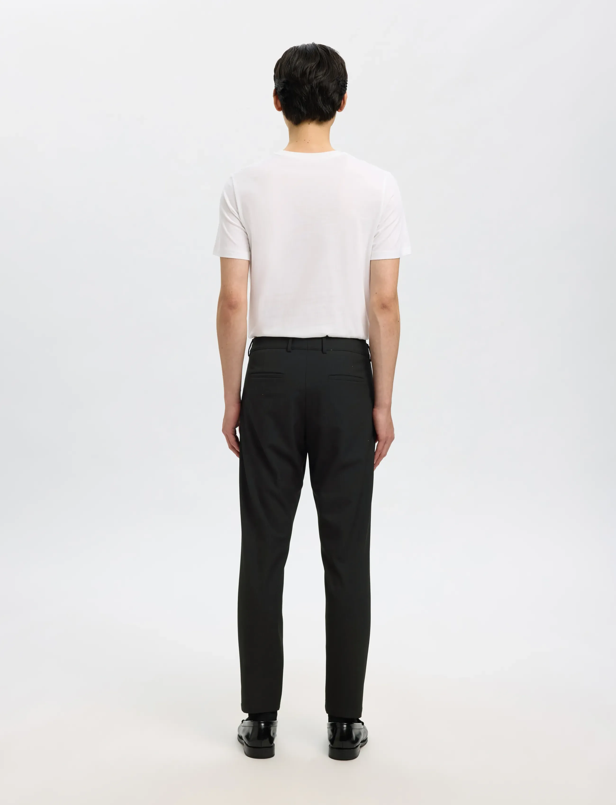 Selected - SLM175-SLIM ROBERT FLEX PANTS NOOS - anzugshosen - black - 3
