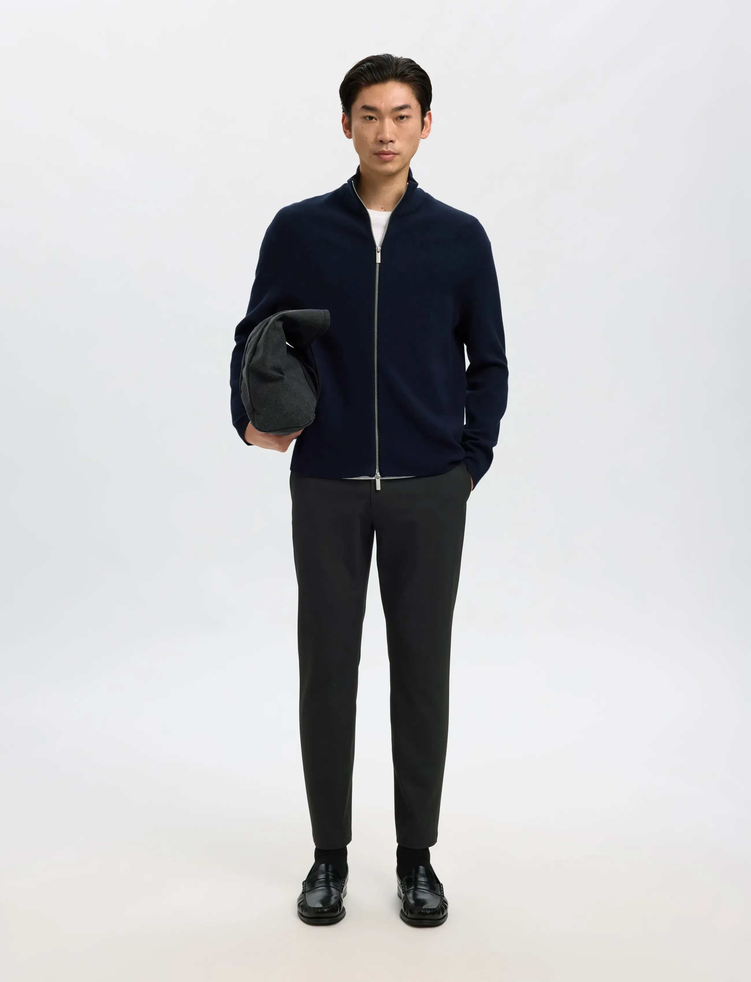Selected - SLM175-SLIM ROBERT FLEX PANTS NOOS - anzugshosen - black - 4