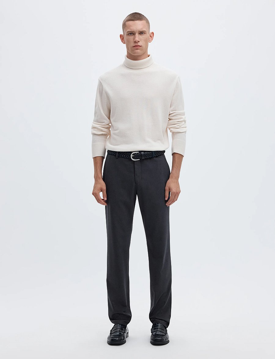 Selected - SLM175-SLIM ROBERT FLEX PANTS NOOS - kostymbyxor - dark sapphire - 3