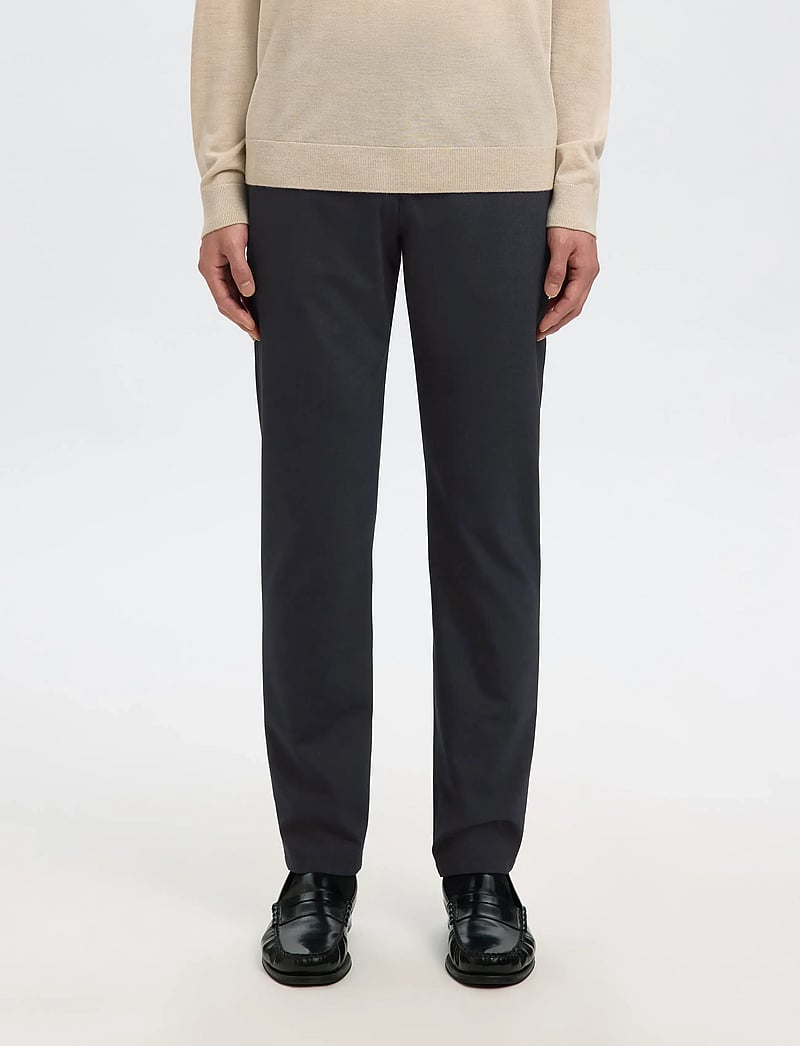Selected - SLM175-SLIM ROBERT FLEX PANTS NOOS - Ülikonnapüksid - dark sapphire - 5