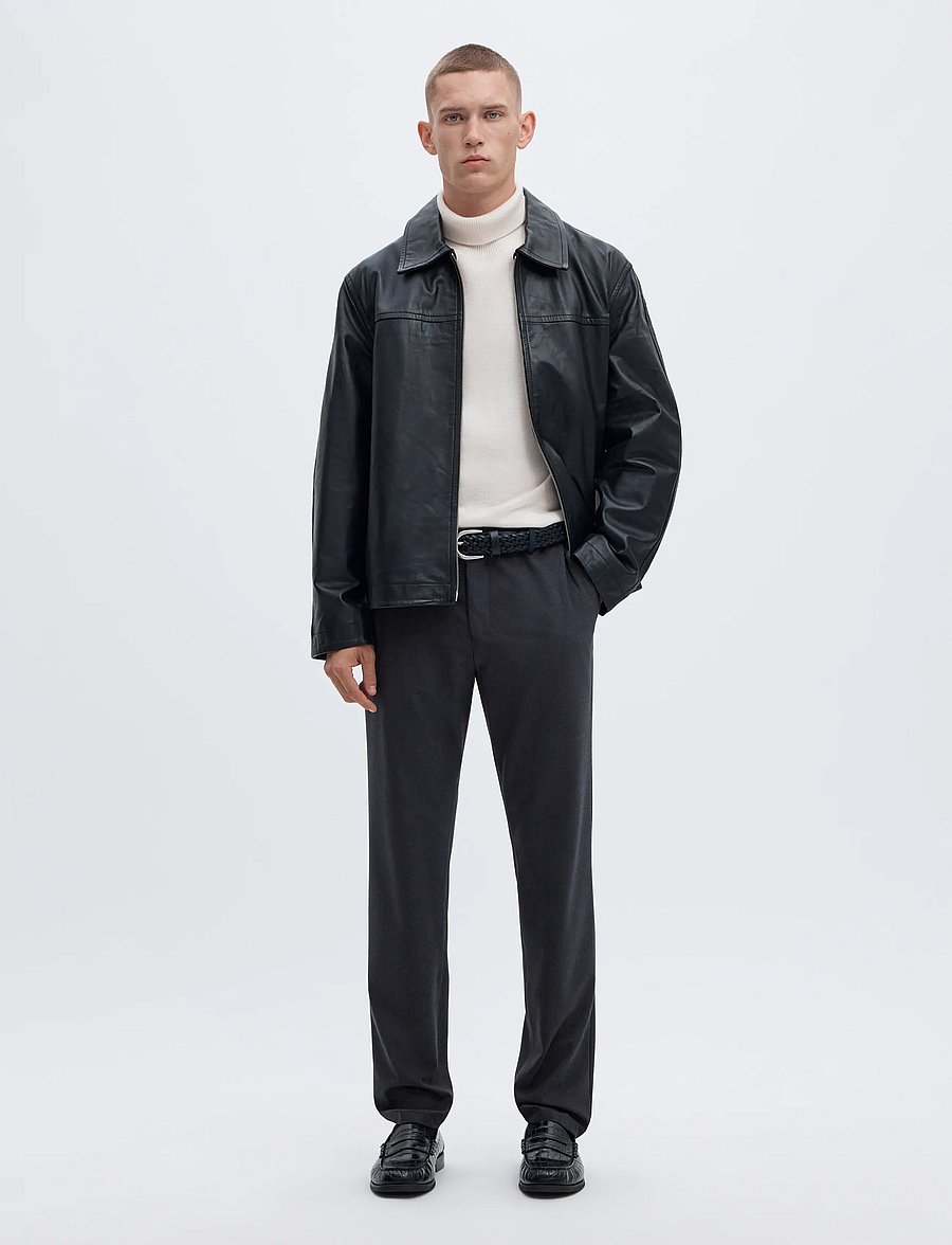 Selected - SLM175-SLIM ROBERT FLEX PANTS NOOS - kostymbyxor - dark sapphire - 5