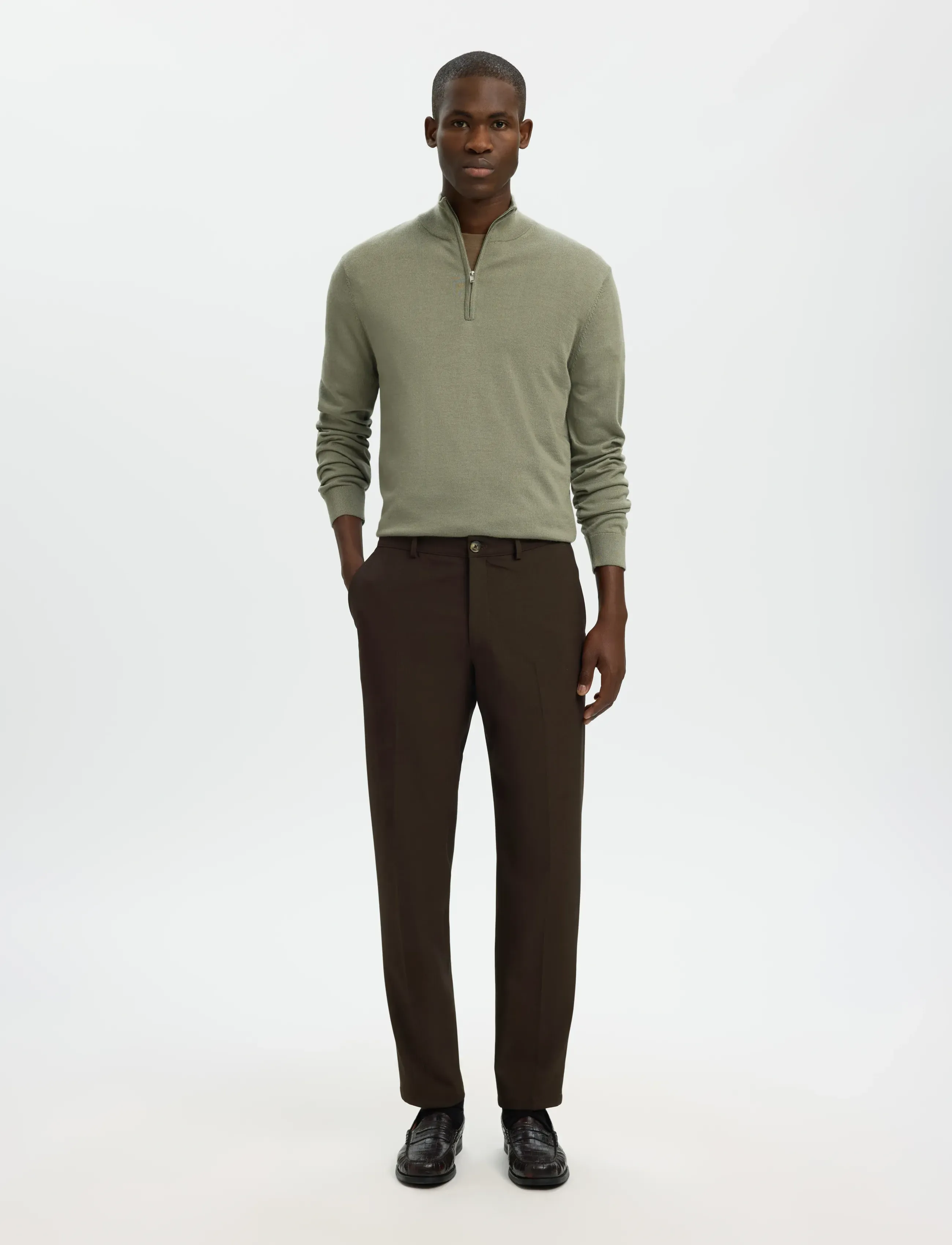 Selected - SLM175-SLIM ROBERT FLEX PANTS NOOS - anzugshosen - delicioso - 3
