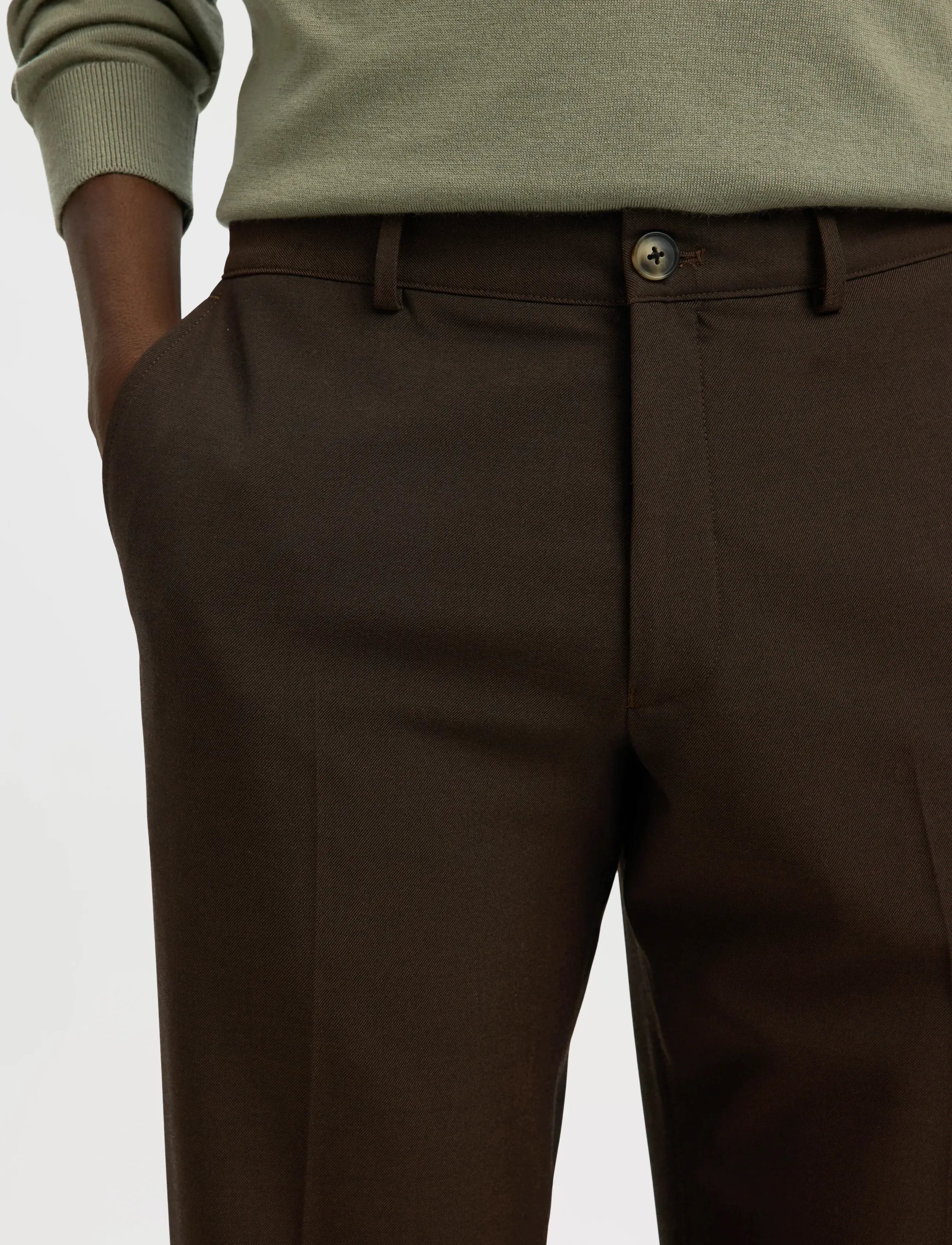 Selected - SLM175-SLIM ROBERT FLEX PANTS NOOS - anzugshosen - delicioso - 4