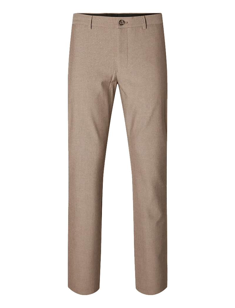 Selected - SLM175-SLIM ROBERT FLEX PANTS NOOS - habitbukser - sand - 1