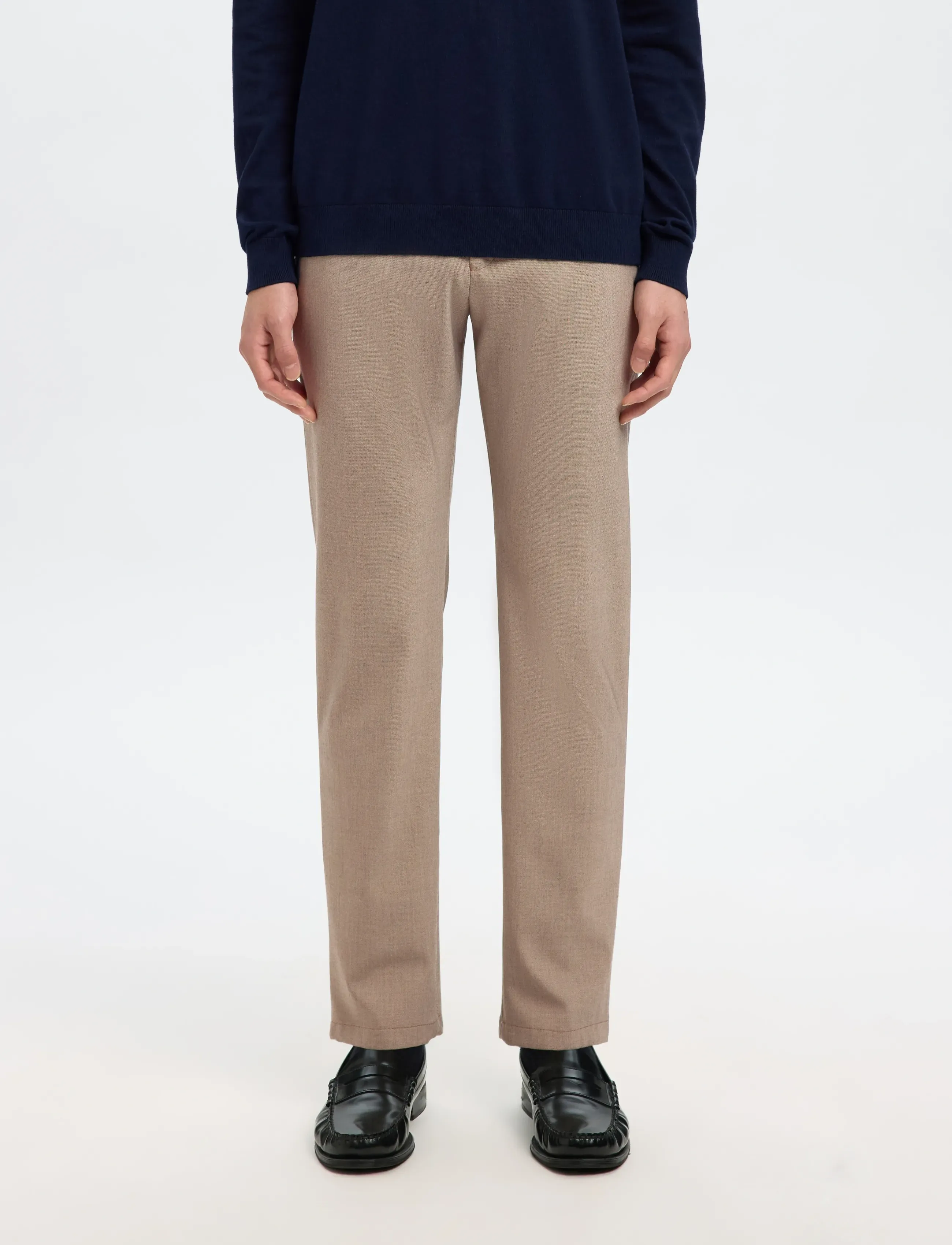 Selected Slm175-Slim Robert Flex Pants Noos, 30 x 32, Trousers, Beige - Formal, Männerswear