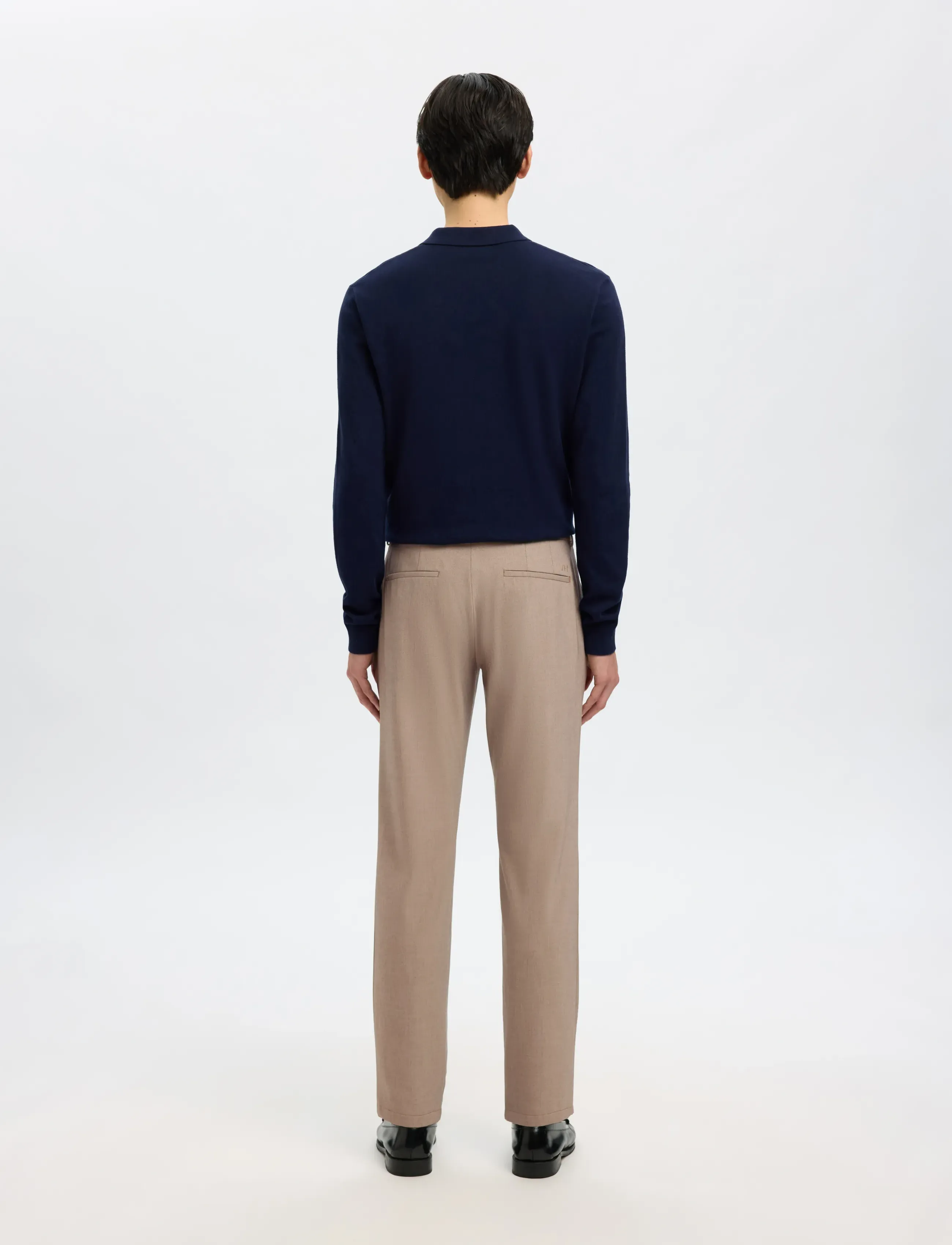 Selected - SLM175-SLIM ROBERT FLEX PANTS NOOS - Ülikonnapüksid - sand - 2