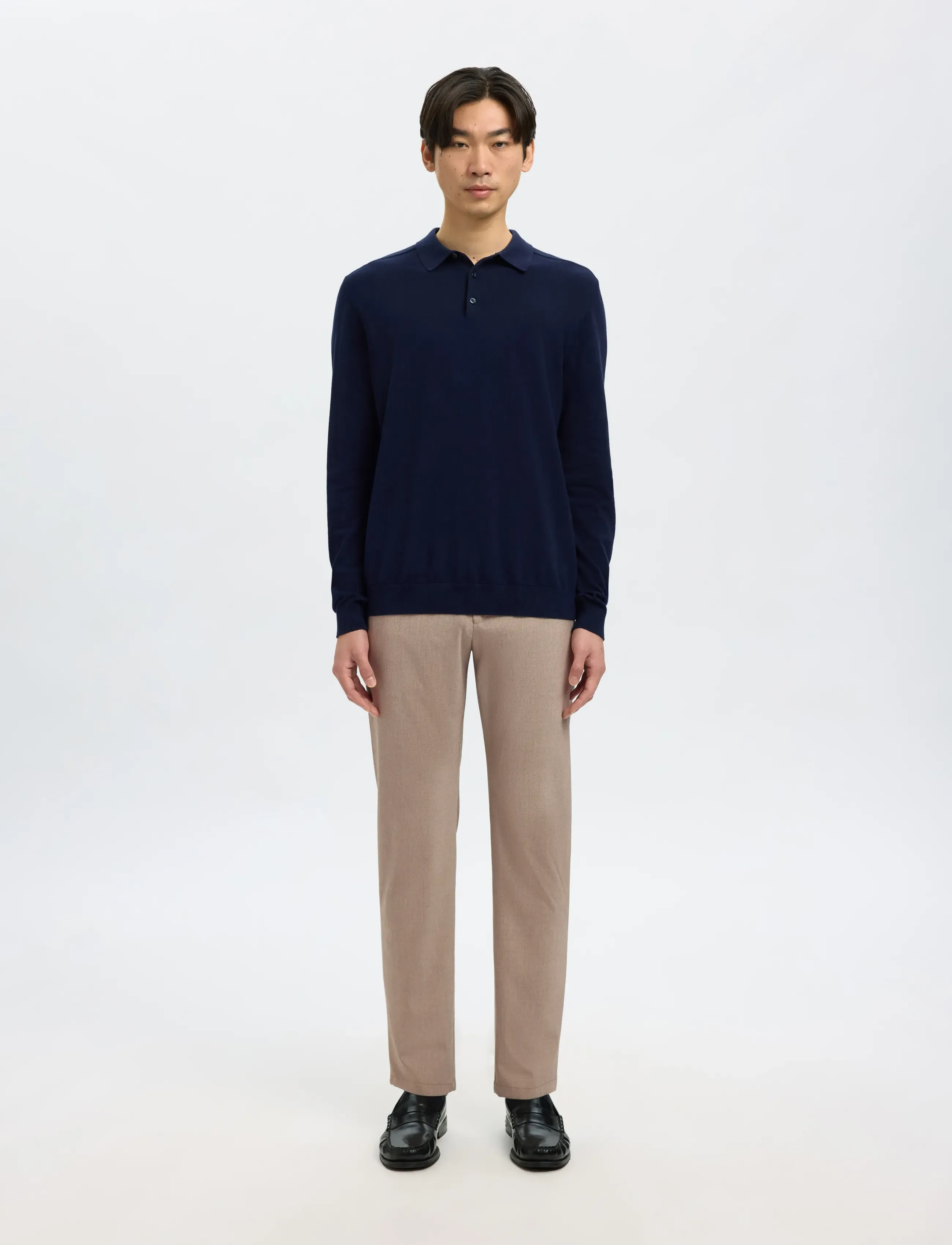 Selected - SLM175-SLIM ROBERT FLEX PANTS NOOS - Ülikonnapüksid - sand - 3