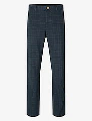 Selected Homme - SLH175-SLIM ROBERT DES FLEX PANTS NOOS - formal trousers - blue depths - 0