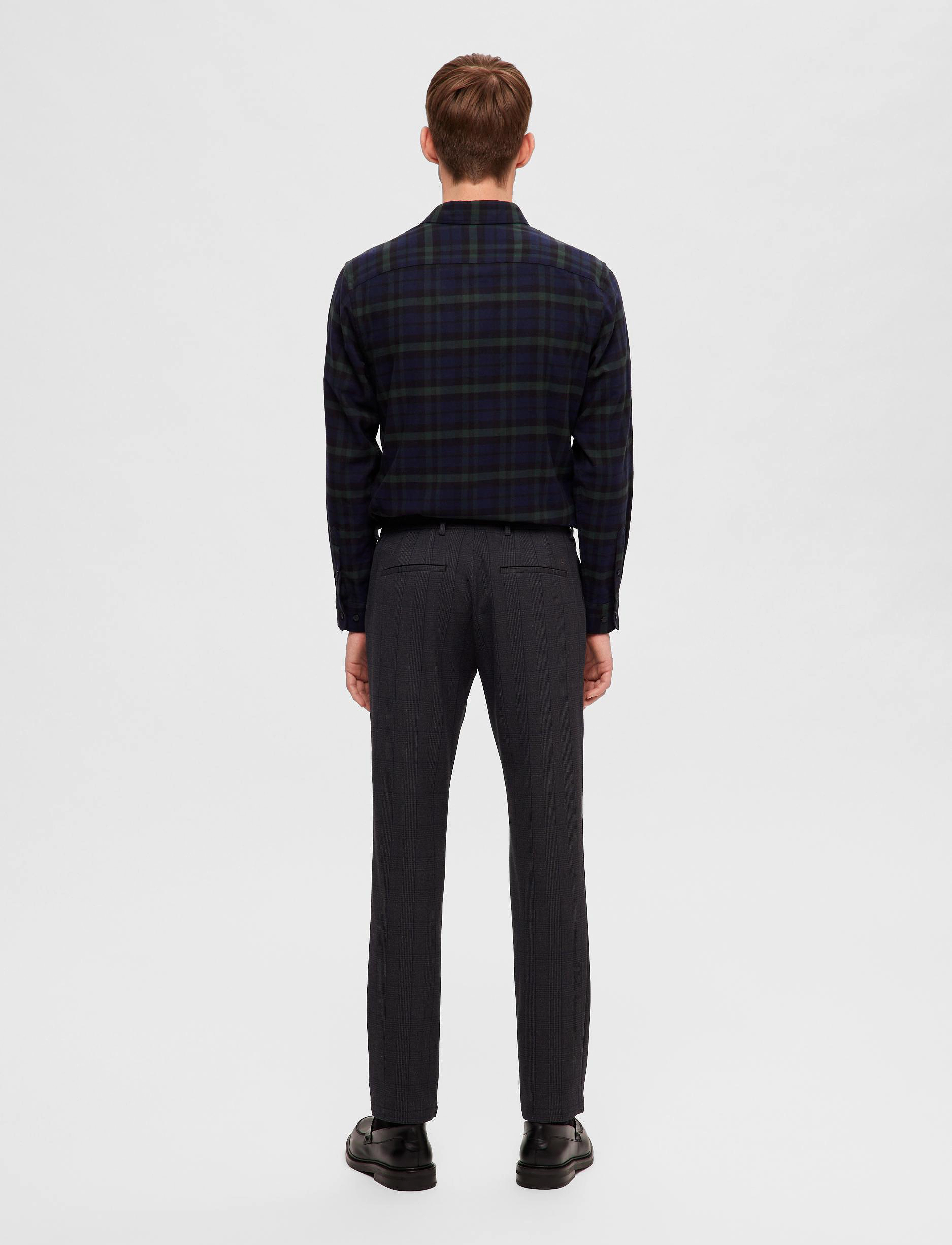 Selected - SLH175-SLIM ROBERT DES FLEX PANTS NOOS - grey - 5
