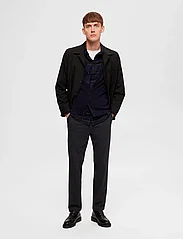 Selected Homme - SLH175-SLIM ROBERT DES FLEX PANTS NOOS - formal trousers - grey - 4