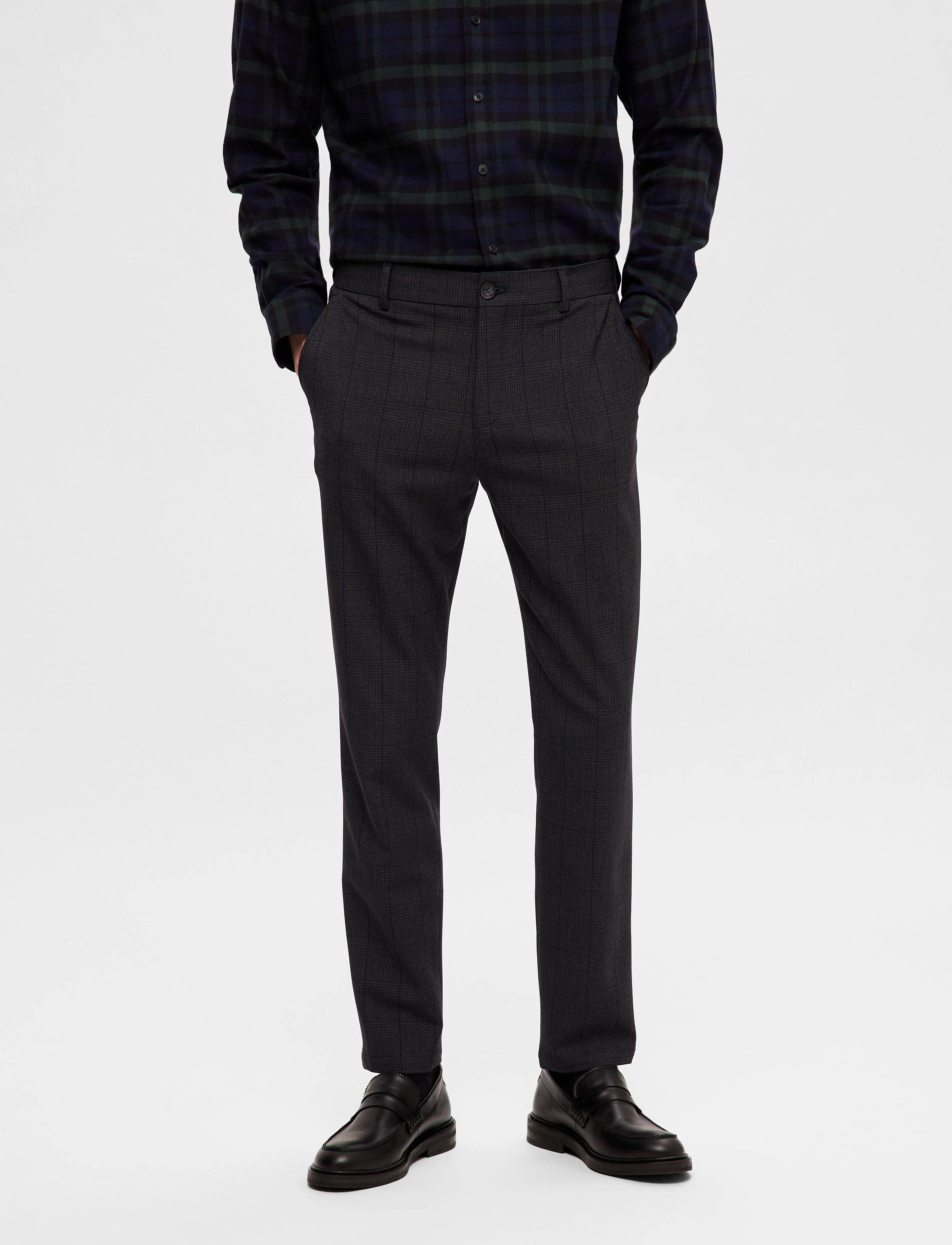 Selected - SLH175-SLIM ROBERT DES FLEX PANTS NOOS - grey - 3