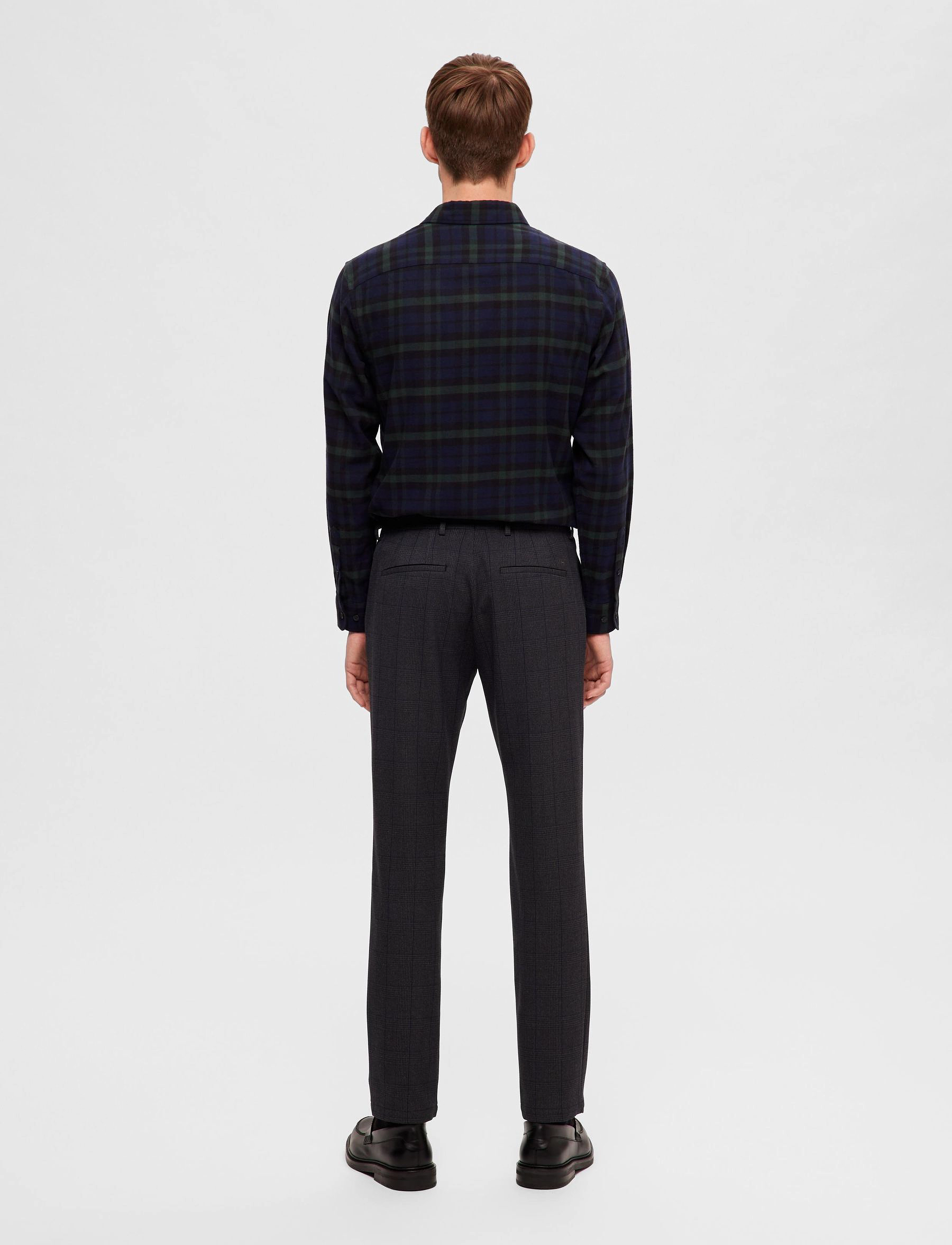 Selected - SLH175-SLIM ROBERT DES FLEX PANTS NOOS - grey - 4